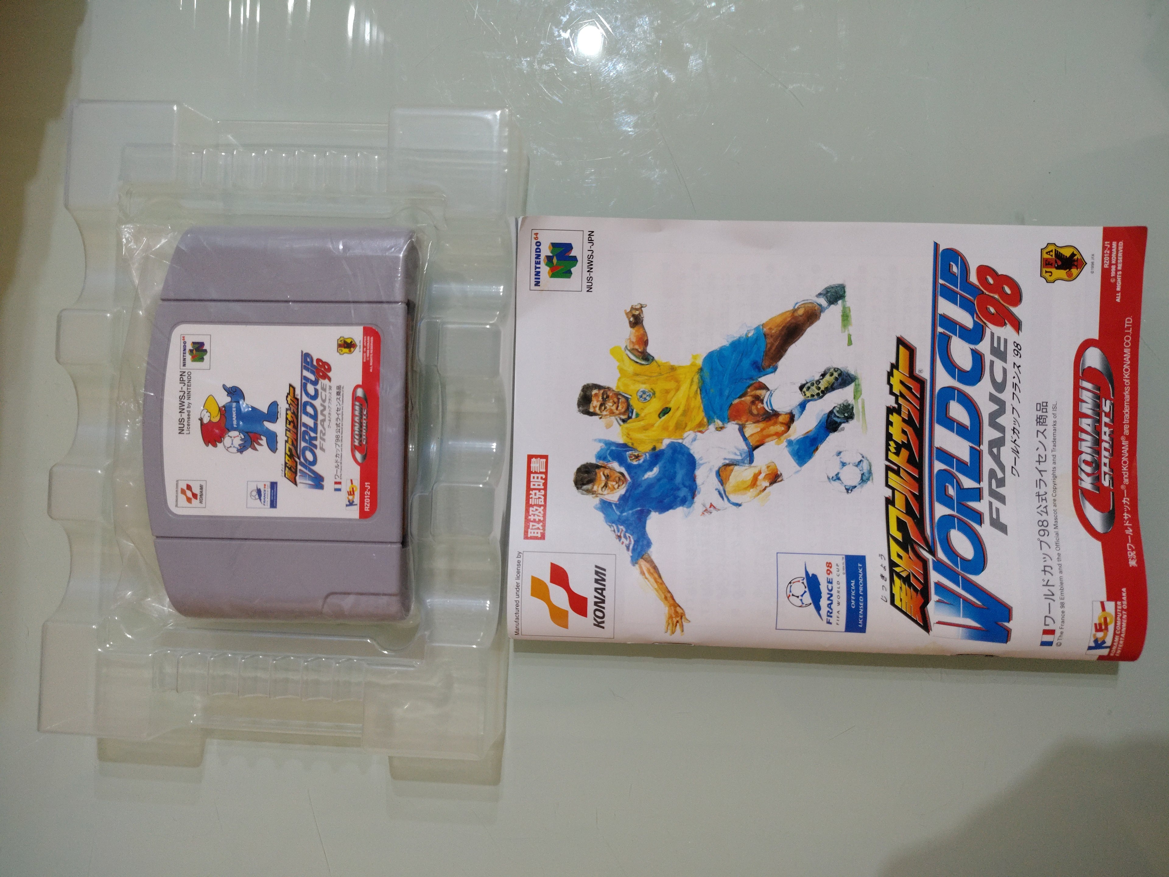 Jikkyou World Soccer World Cup France '98 Nintendo 64 NTSC-J Japan Import