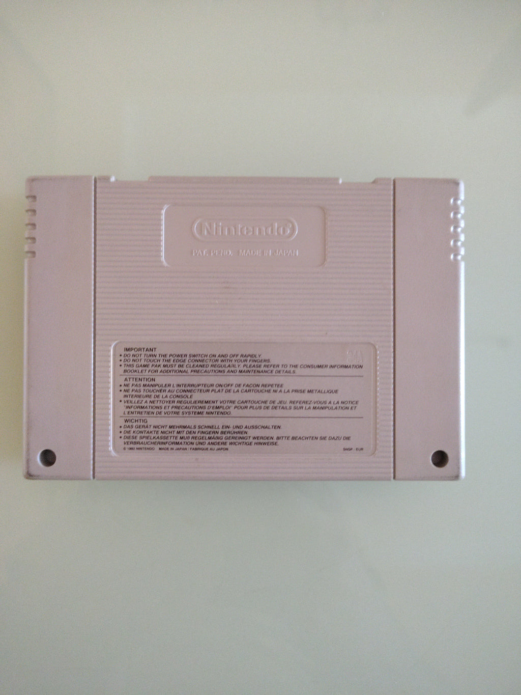 SUPER MARIO KART, SUPER NINTENDO SNES VERSIONE PAL