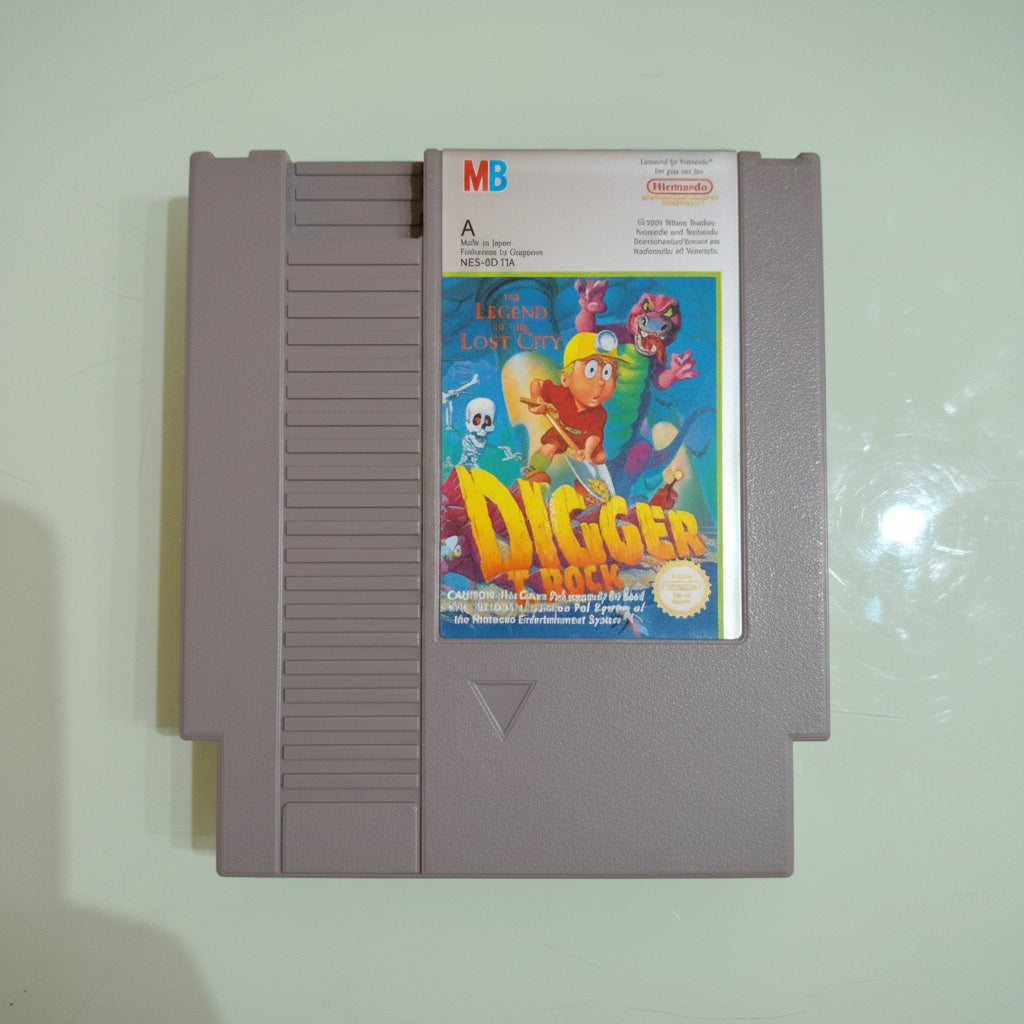 Nintendo NES Digger T. Rock Legend Of The Lost City PAL a