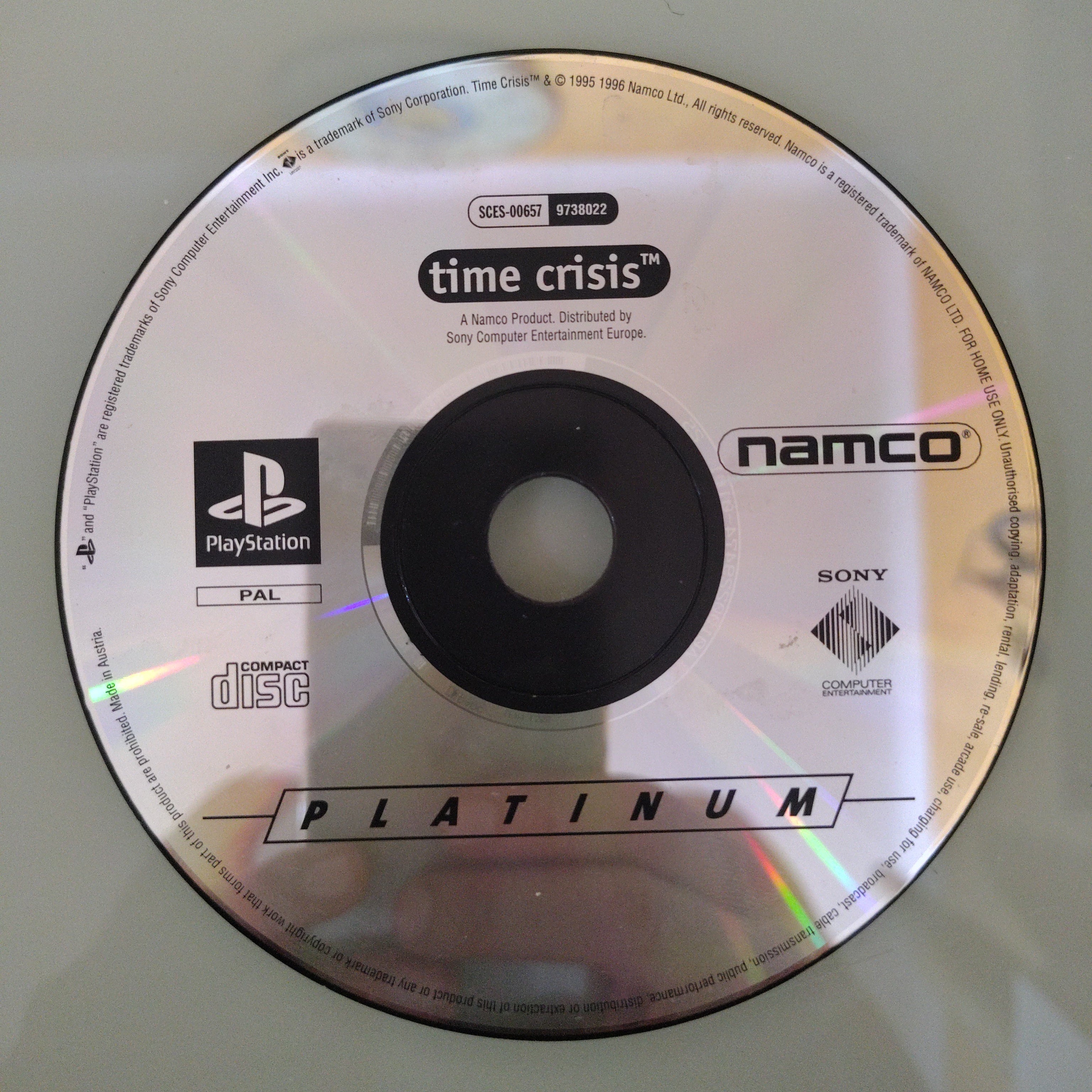 Time Crisis  SOLO DISCO DI GIOCO