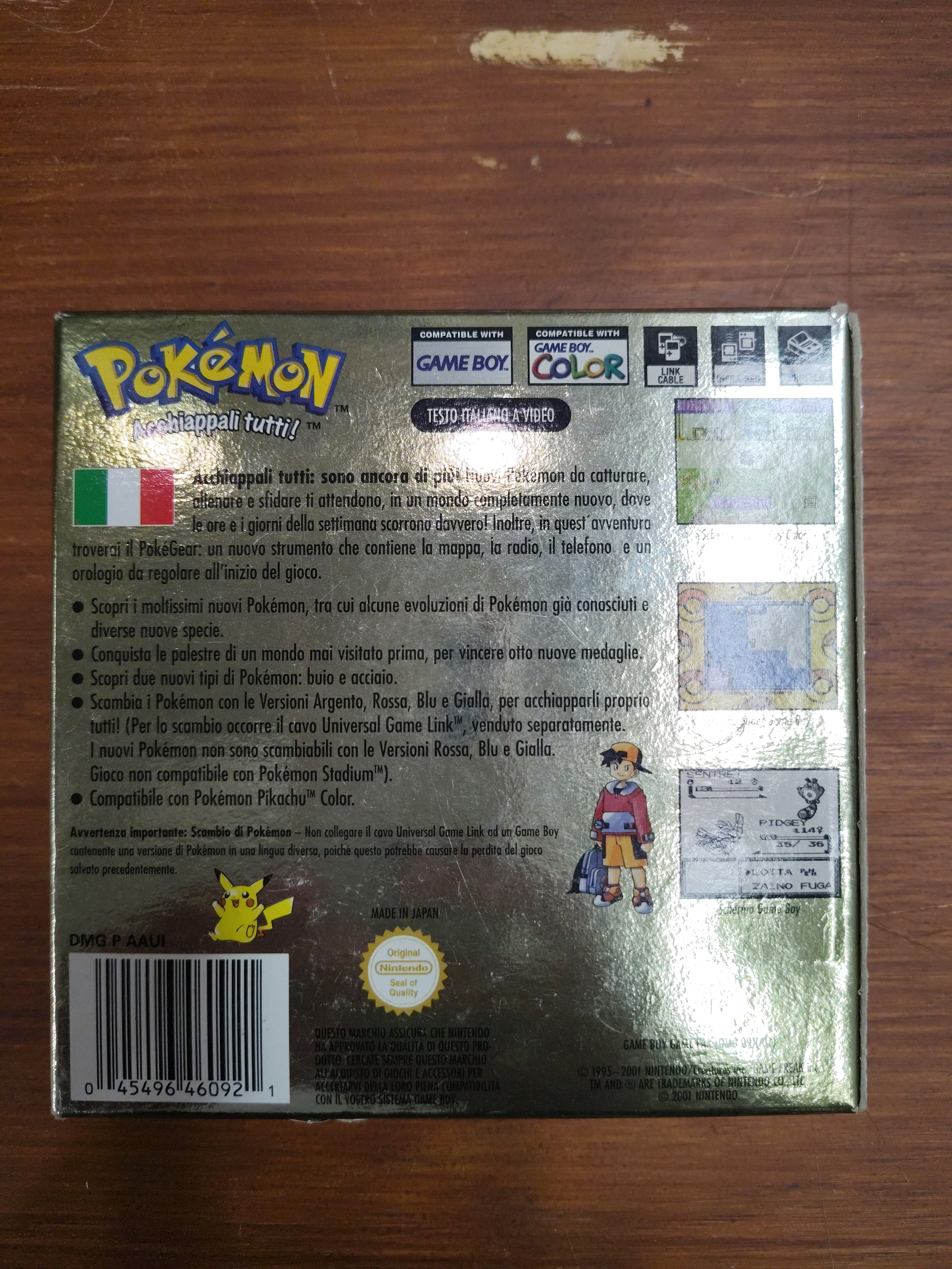 POKEMON VERSIONE ORO