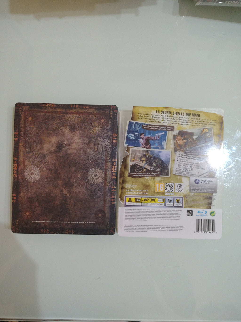 UNCHARTED 2 IL COVO DEI LADRI SPECIAL EDITION  PLAYSTATION 3 PAL ITA ITALIANO