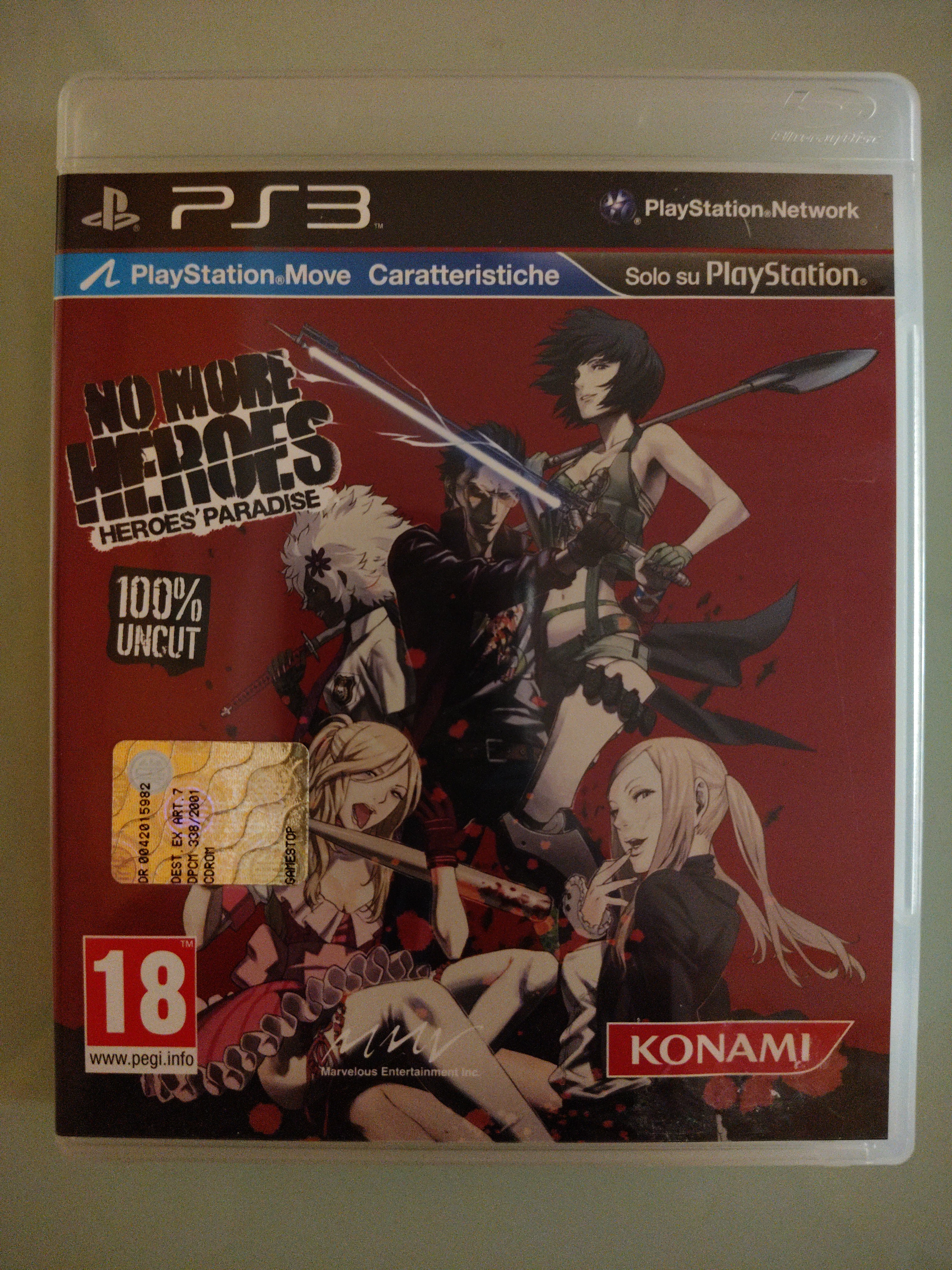 No More Heroes: Heroes' Paradise PAL ita