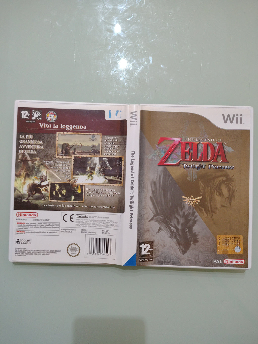 Nintendo The Legend of Zelda: Twilight Princess (Nintendo Wii) Manuale Fantasy T