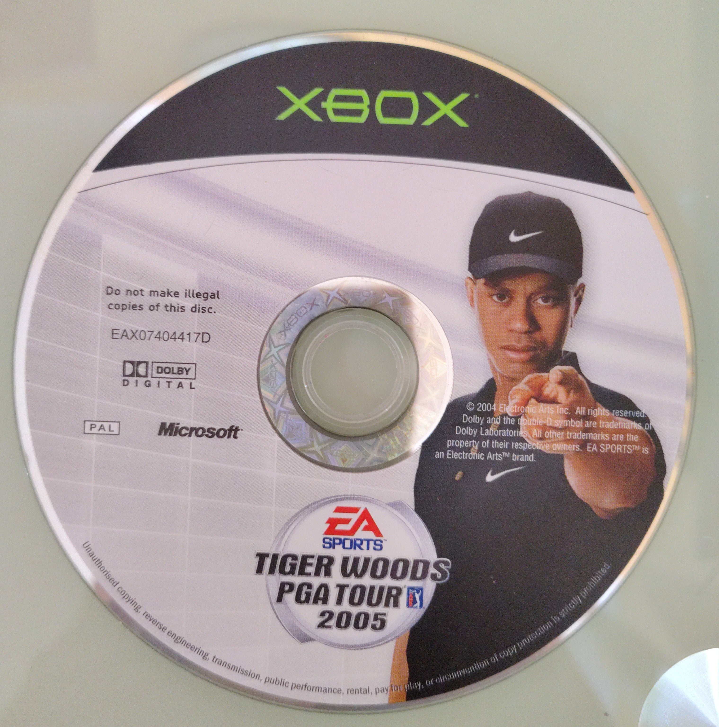 Tiger Woods PGA Tour 2005 solo disco