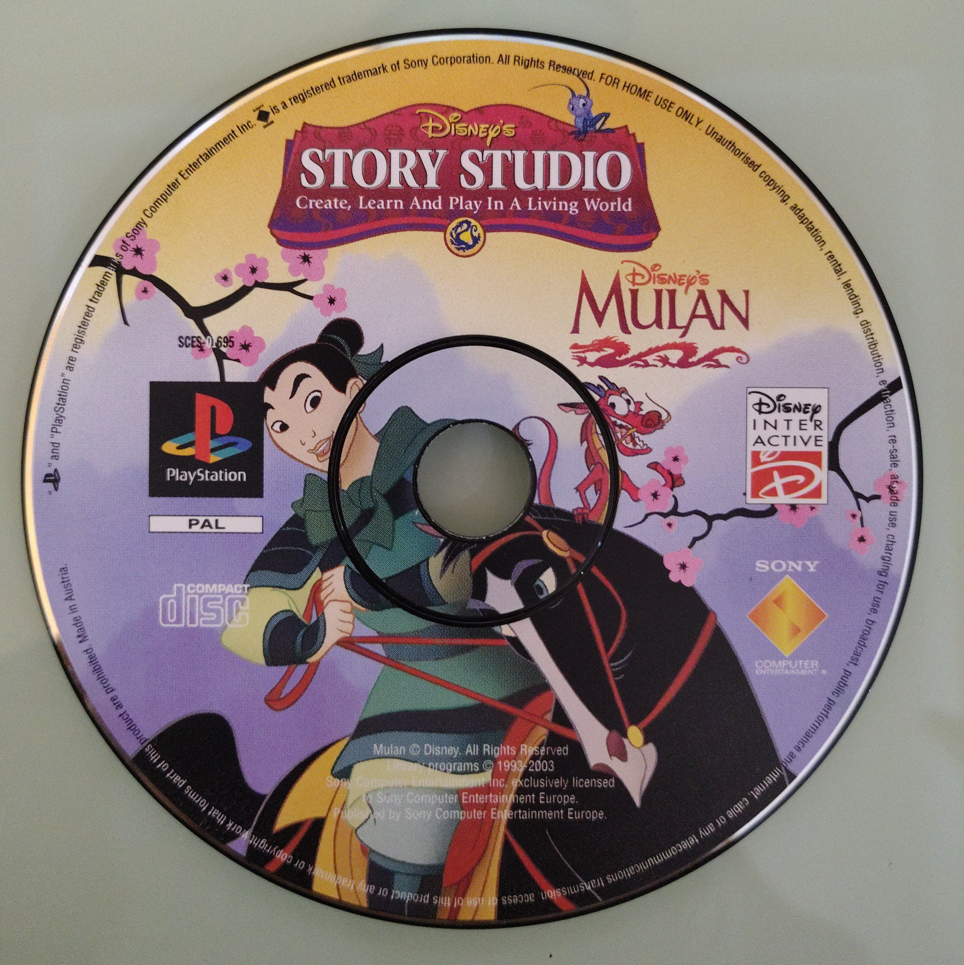 Disney Story Studio Mulan ( solo disco )