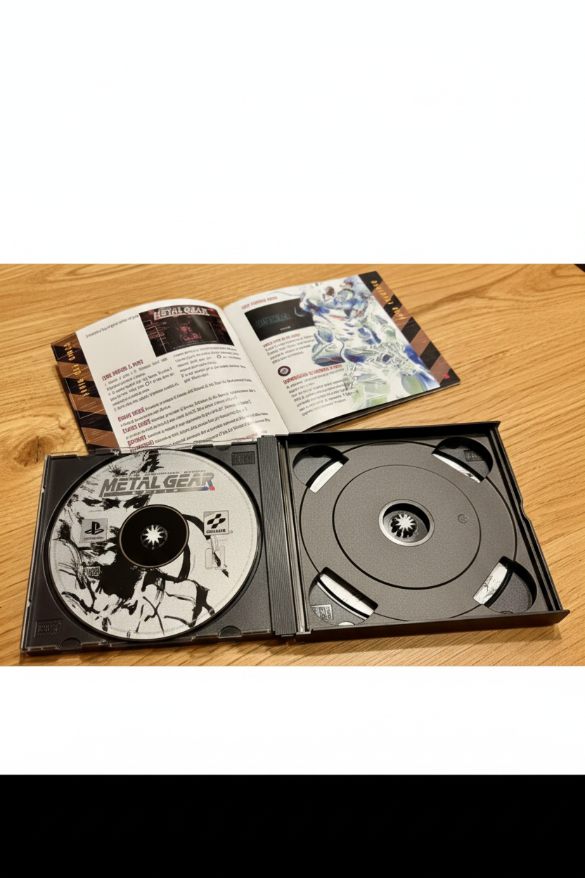 METAL GEAR SOLID PLAYSTATION 1 PS1 PAL ITALIANO con MANUALI