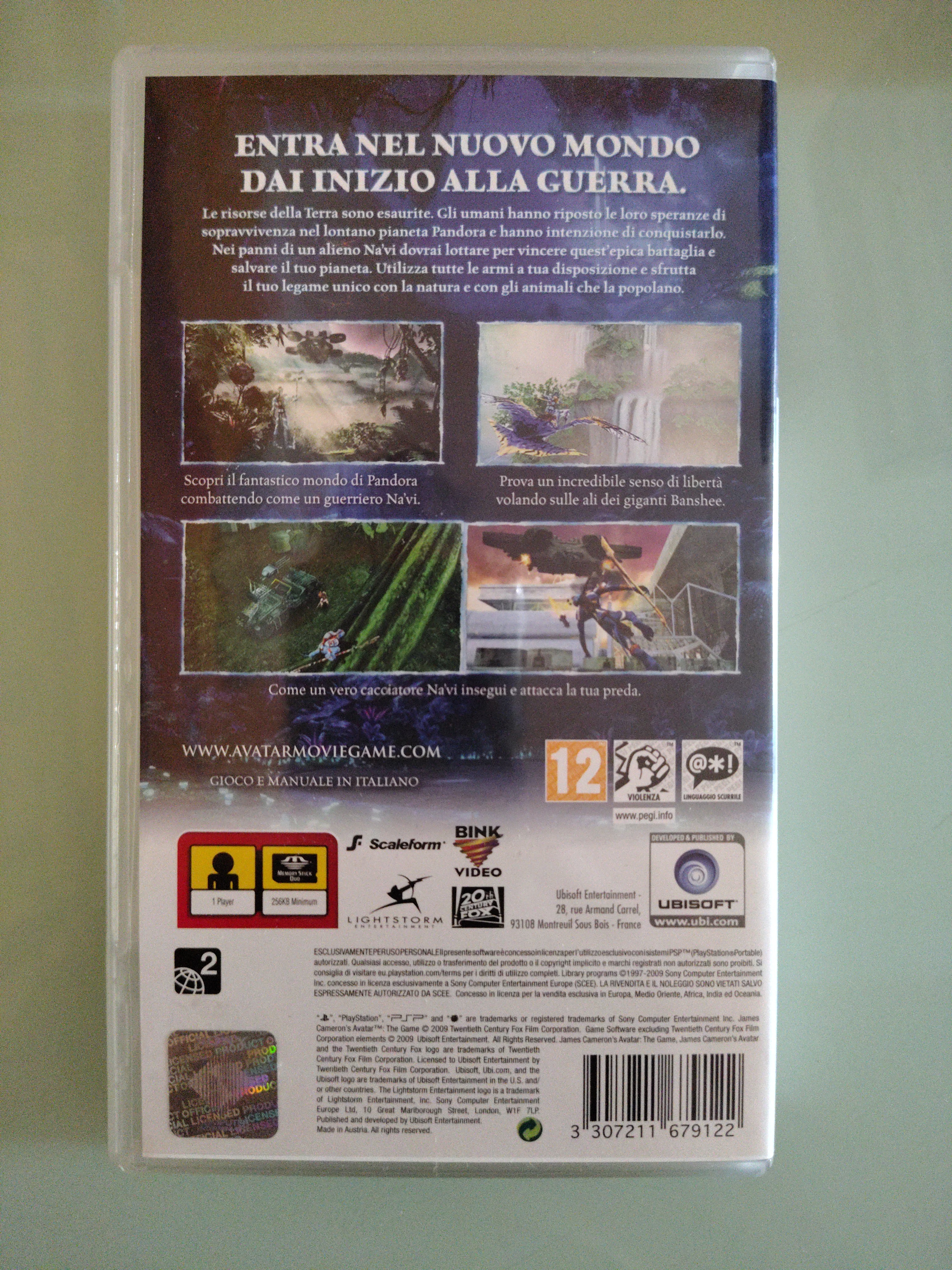 AVATAR PSP - OTTIME CONDIZIONI - VERSIONE ITALIANA
