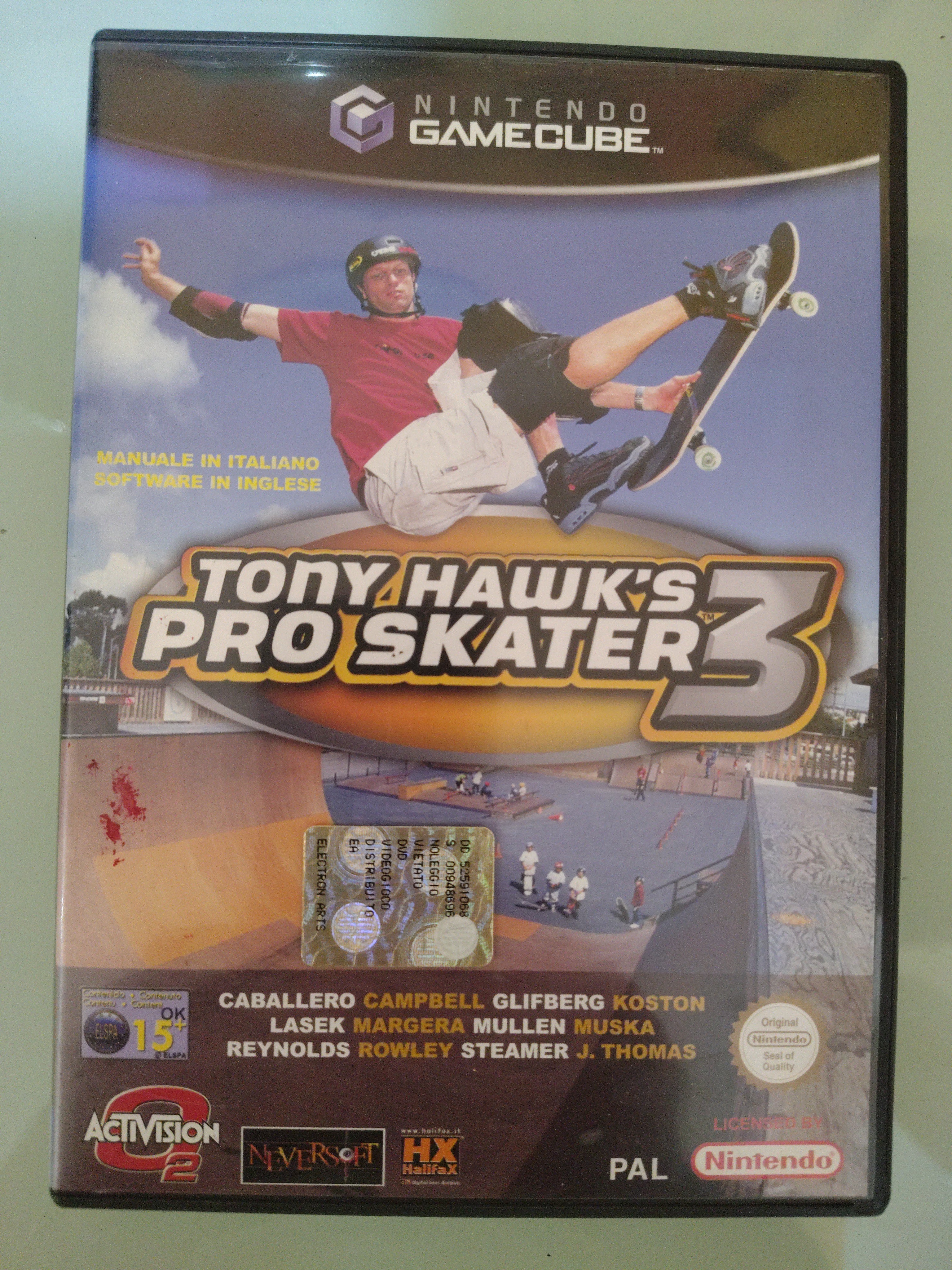 TONY HAWK'S PRO SKATER 3 PAL ITA
