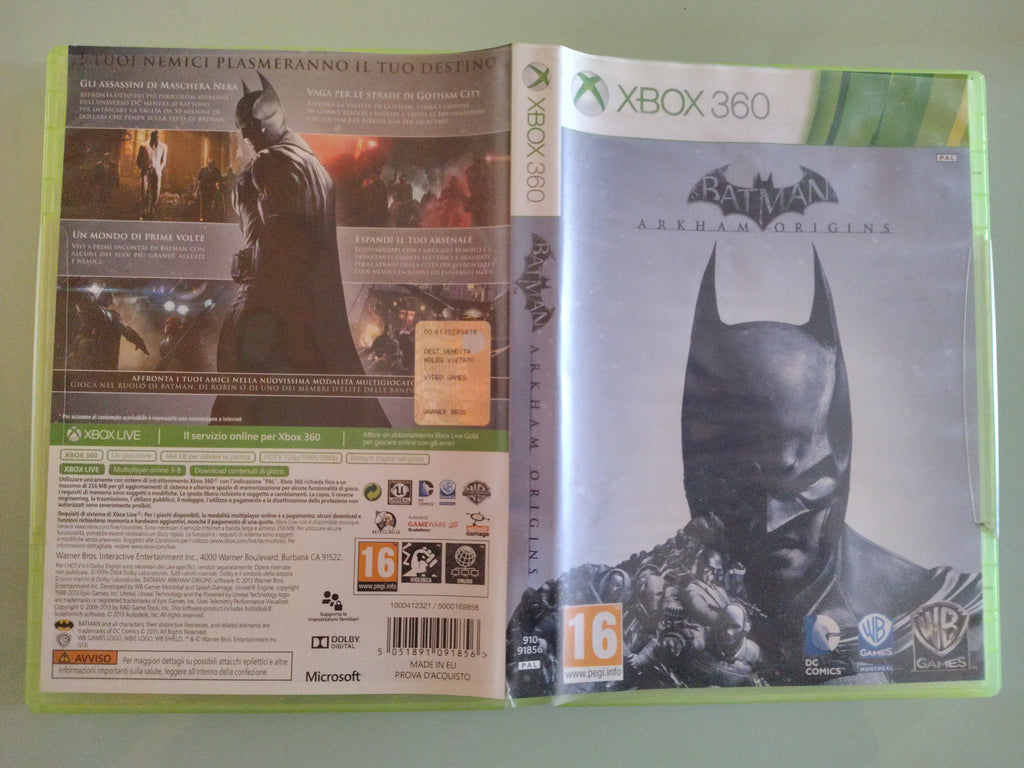 BATMAN ARKHAM ORIGINS PAL