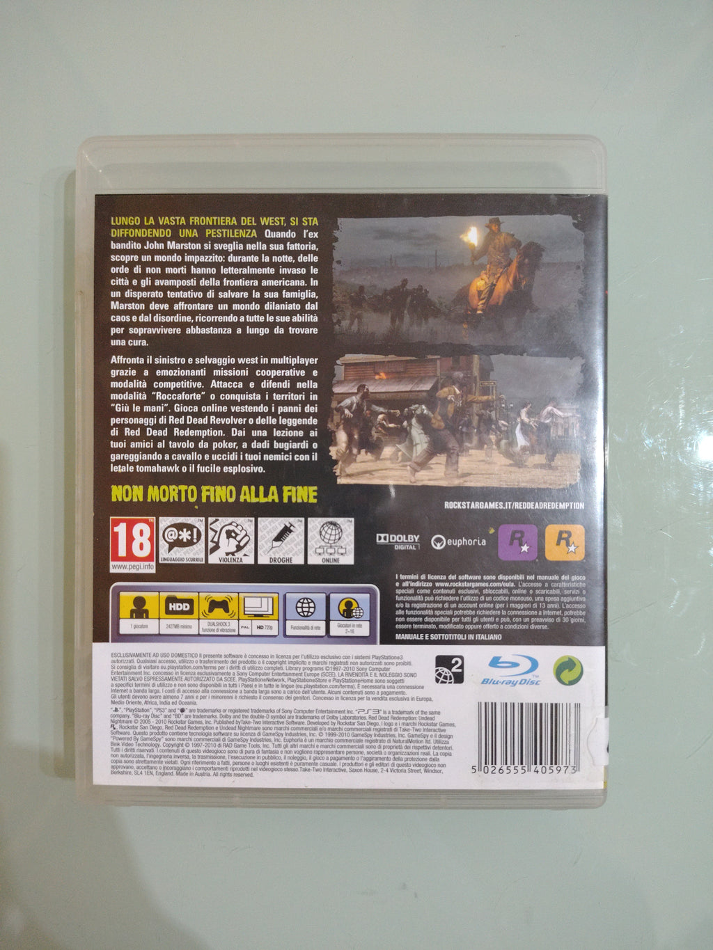 Red Dead Redemption - Undead Nightmare  PS3 italiano