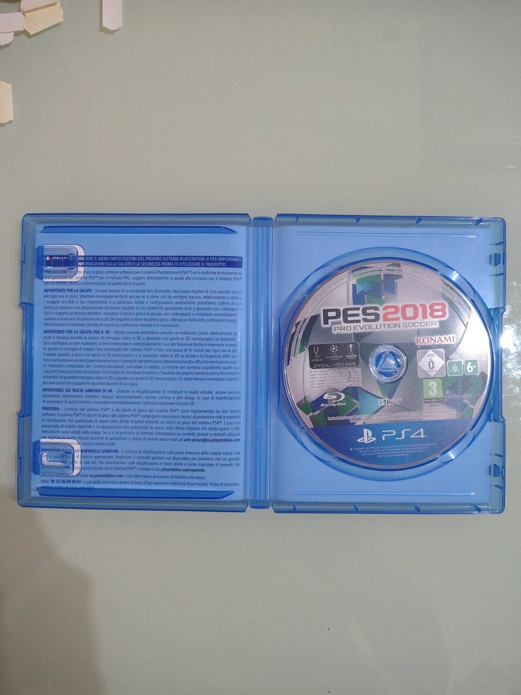 Konami Ps4 PES Evolution soccer 2018 Premium Edition