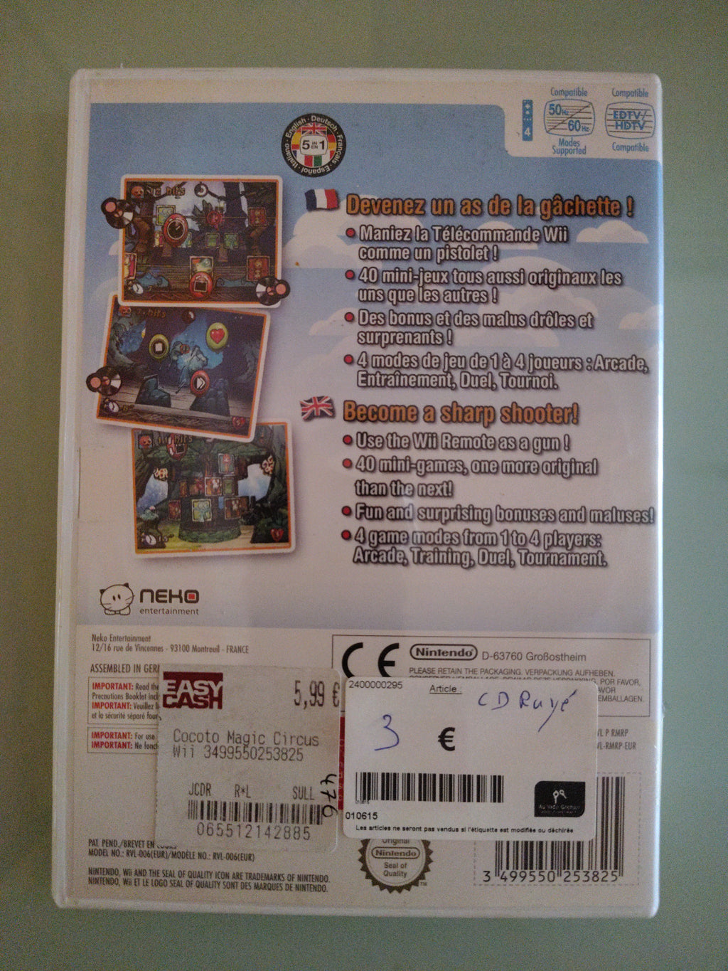 Gioco COCOTO MAGIC CIRCUS Nintendo Wii - Completo ITA Multilingua