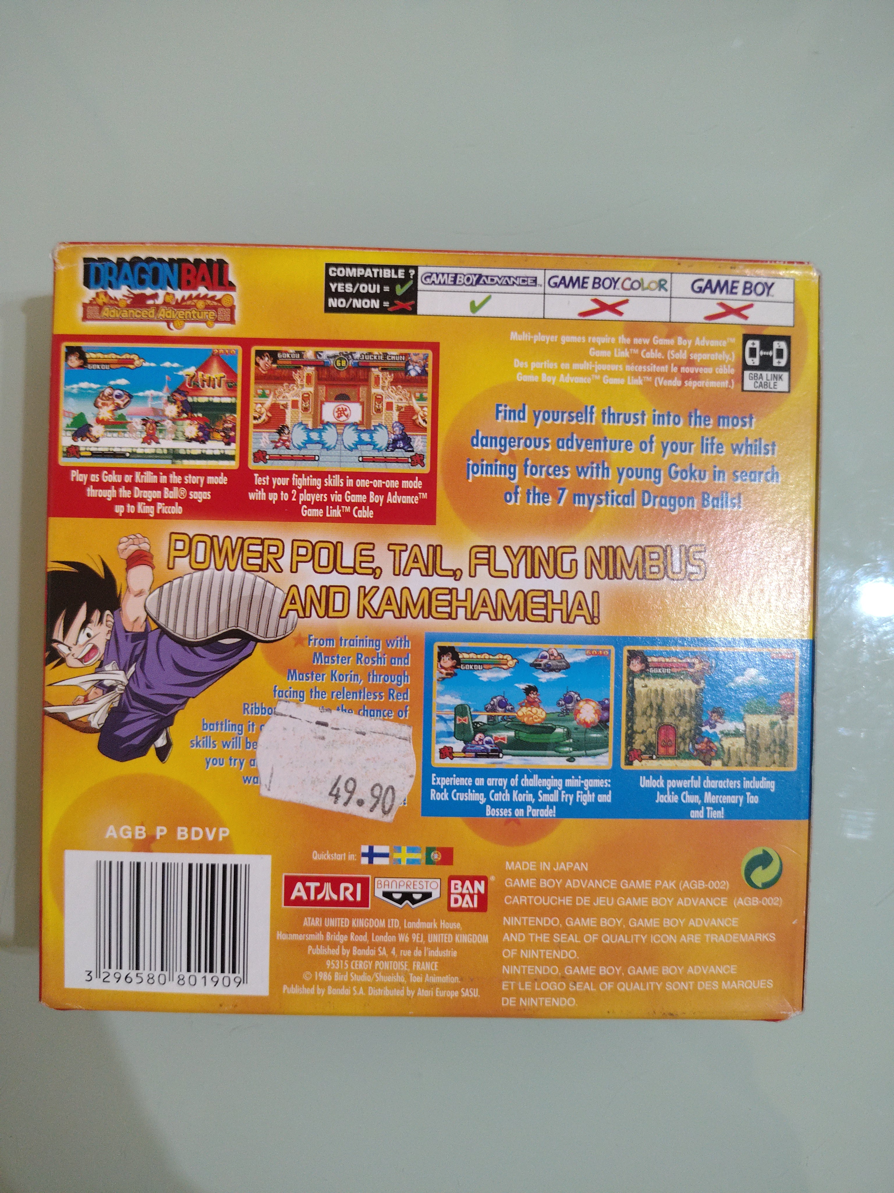 Dragon Ball Advanced Adventure Gameboy Advance GBA
