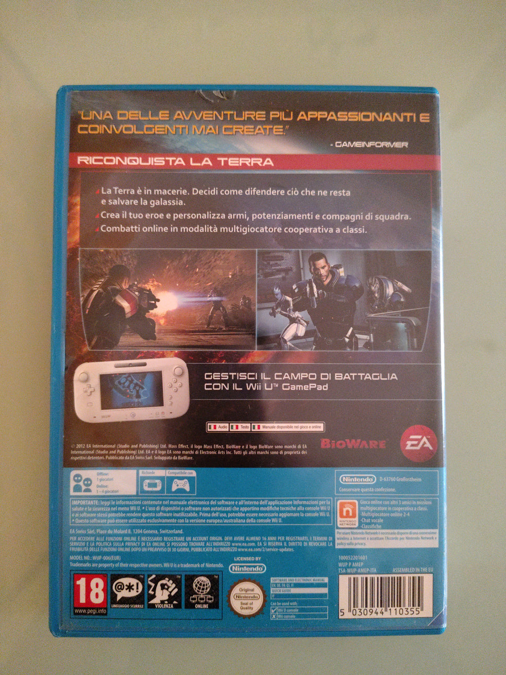 Mass Effect 3 GIOCO WII U VERSIONE ITALIANA