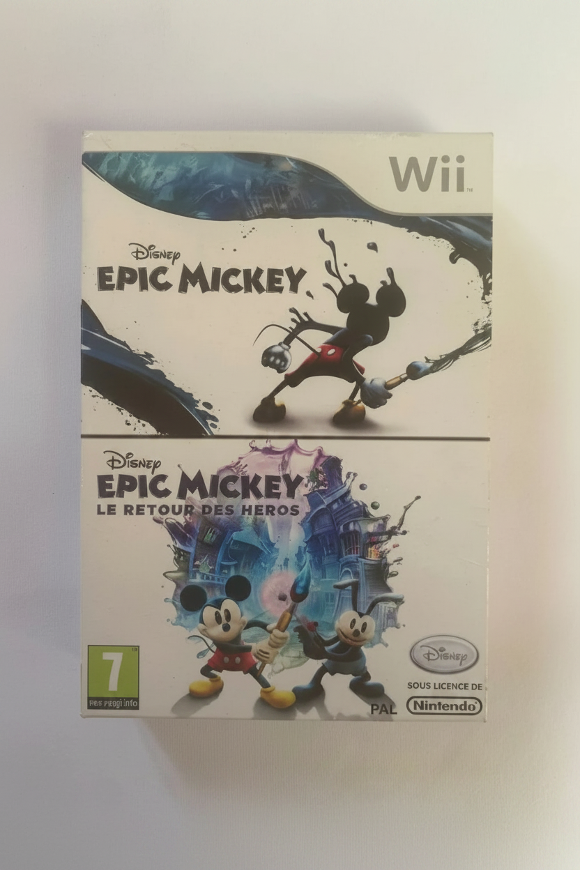 Combo pack Epic michey+ epic michey retourns des heros versione PAL