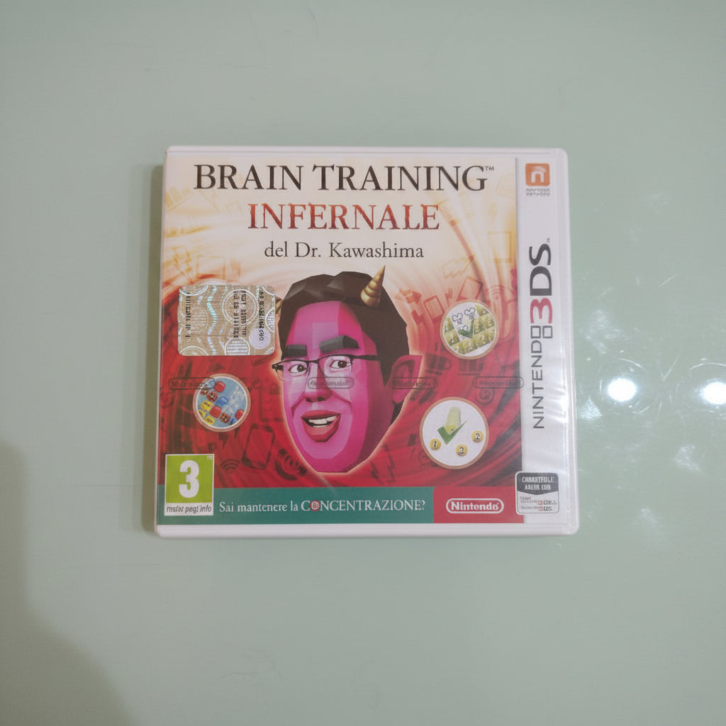 BRAIN TRAINING INFERNALE NINTENDO  3DS NUOVO SIGILLATO
