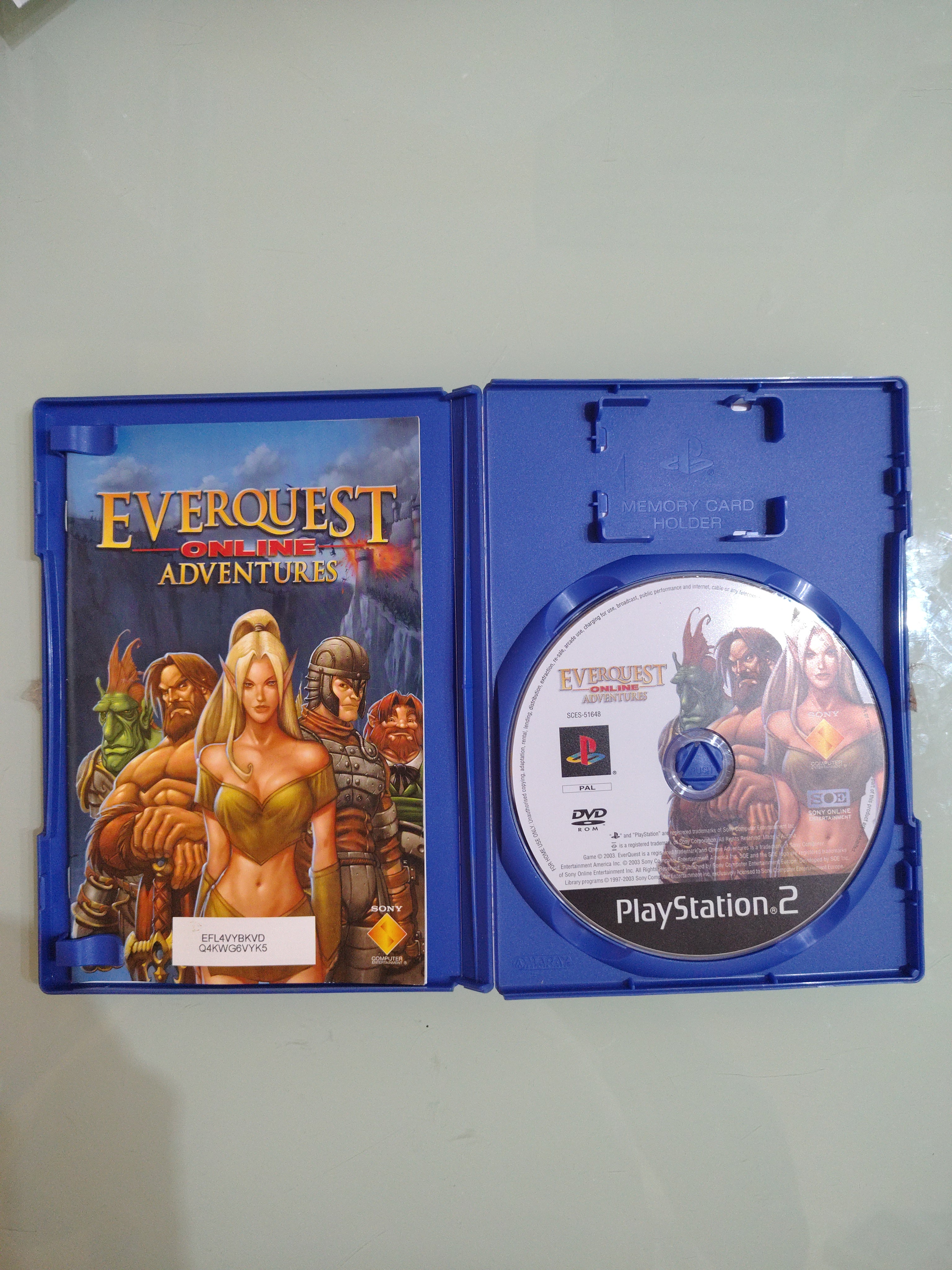EVERQUEST ONLINE ADVENTURES - PLAYSTATION 2 PS2
