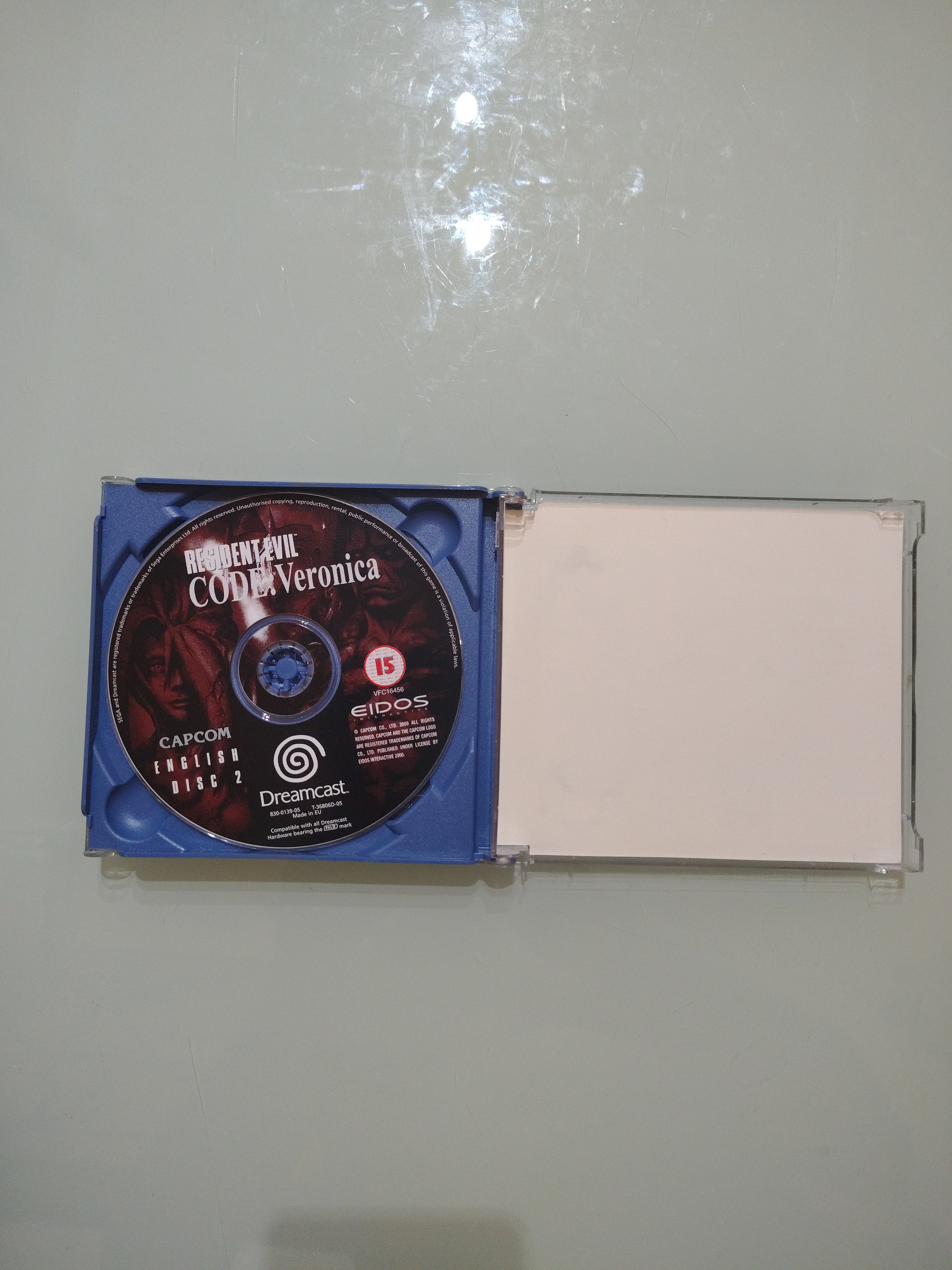 Sega Dreamcast Resident Evil Code Veronica completo..raro