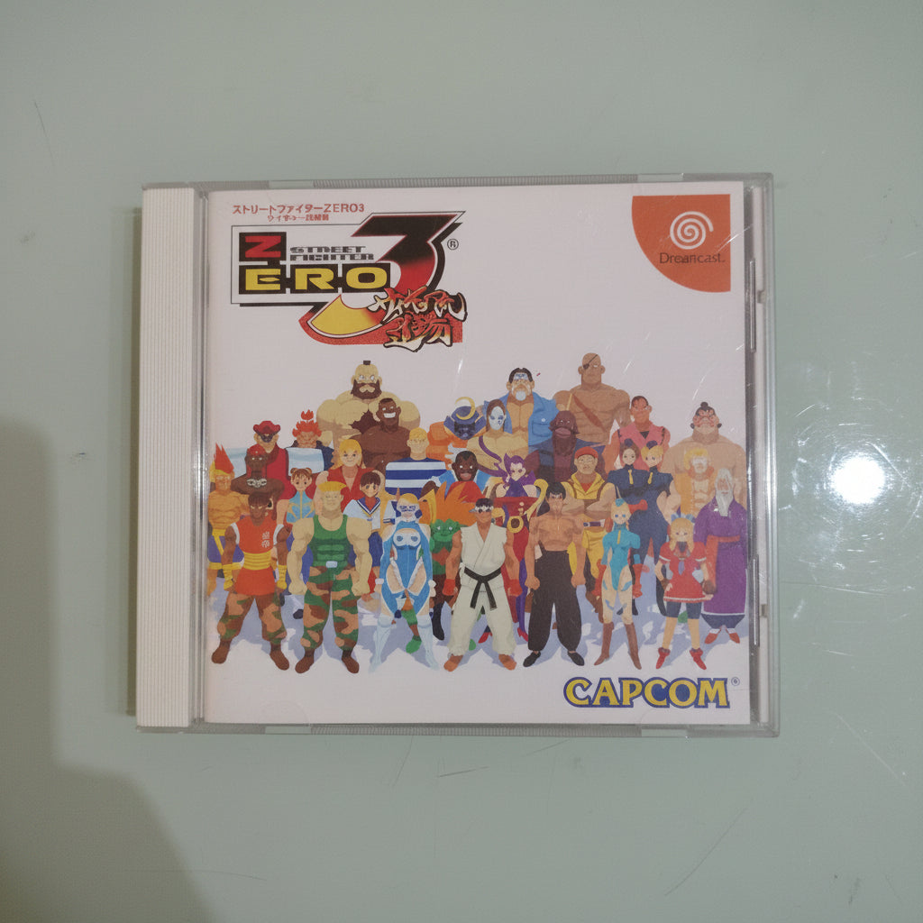 Street Fighter Zero 3 Saikyo Ryudojo + gioco Reg Japan DC