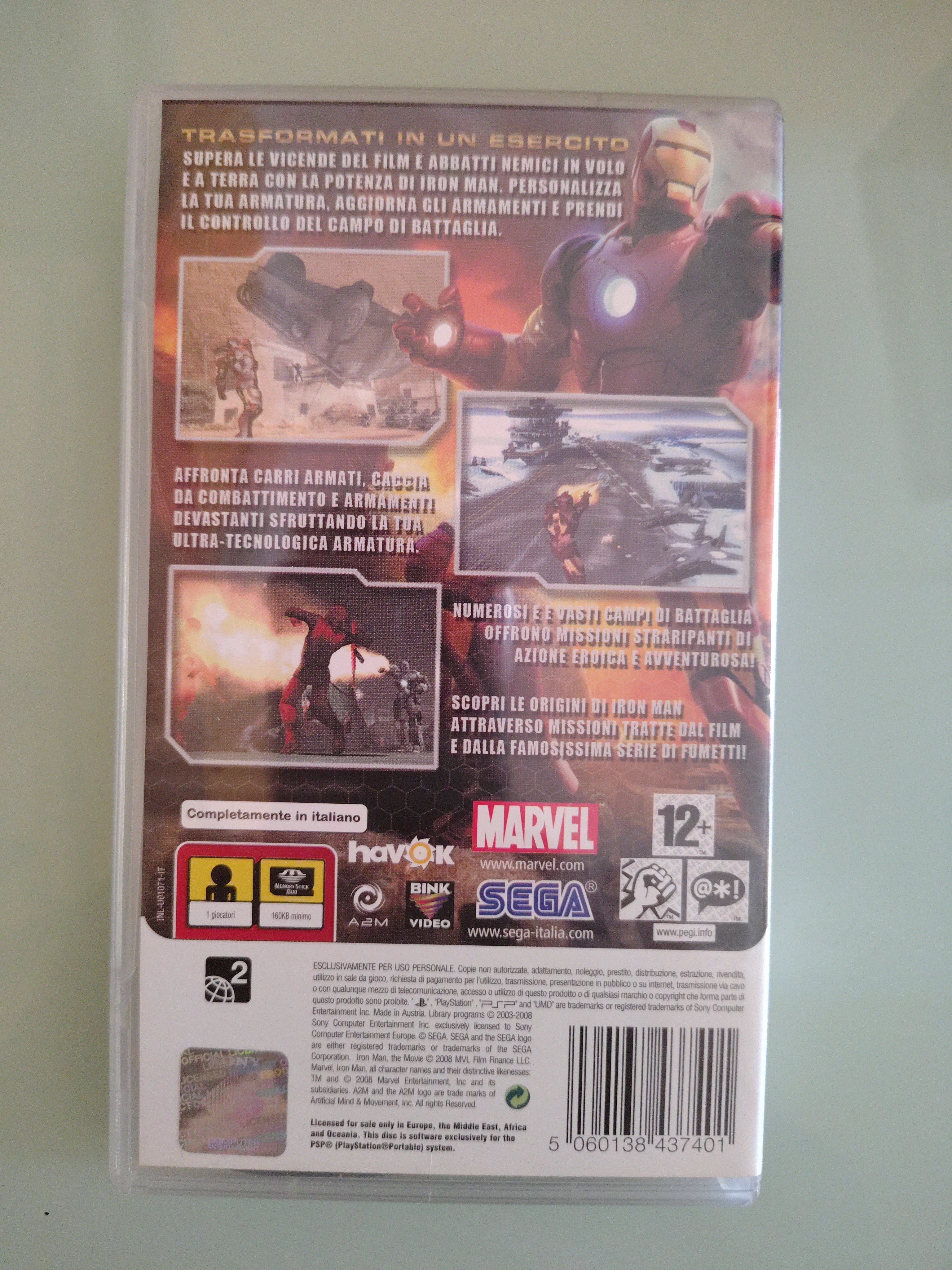 Iron Man GIOCO PSP VERSIONE ITALIANA