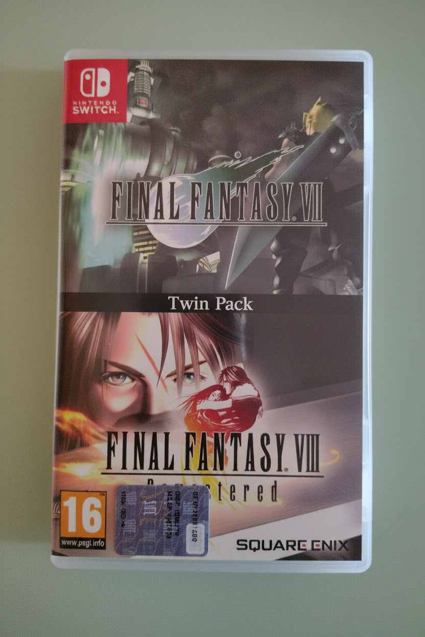 Final Fantasy 7 VII e 8 VIII Twin Pack (Nintendo Switch) PAL ver / Region Free