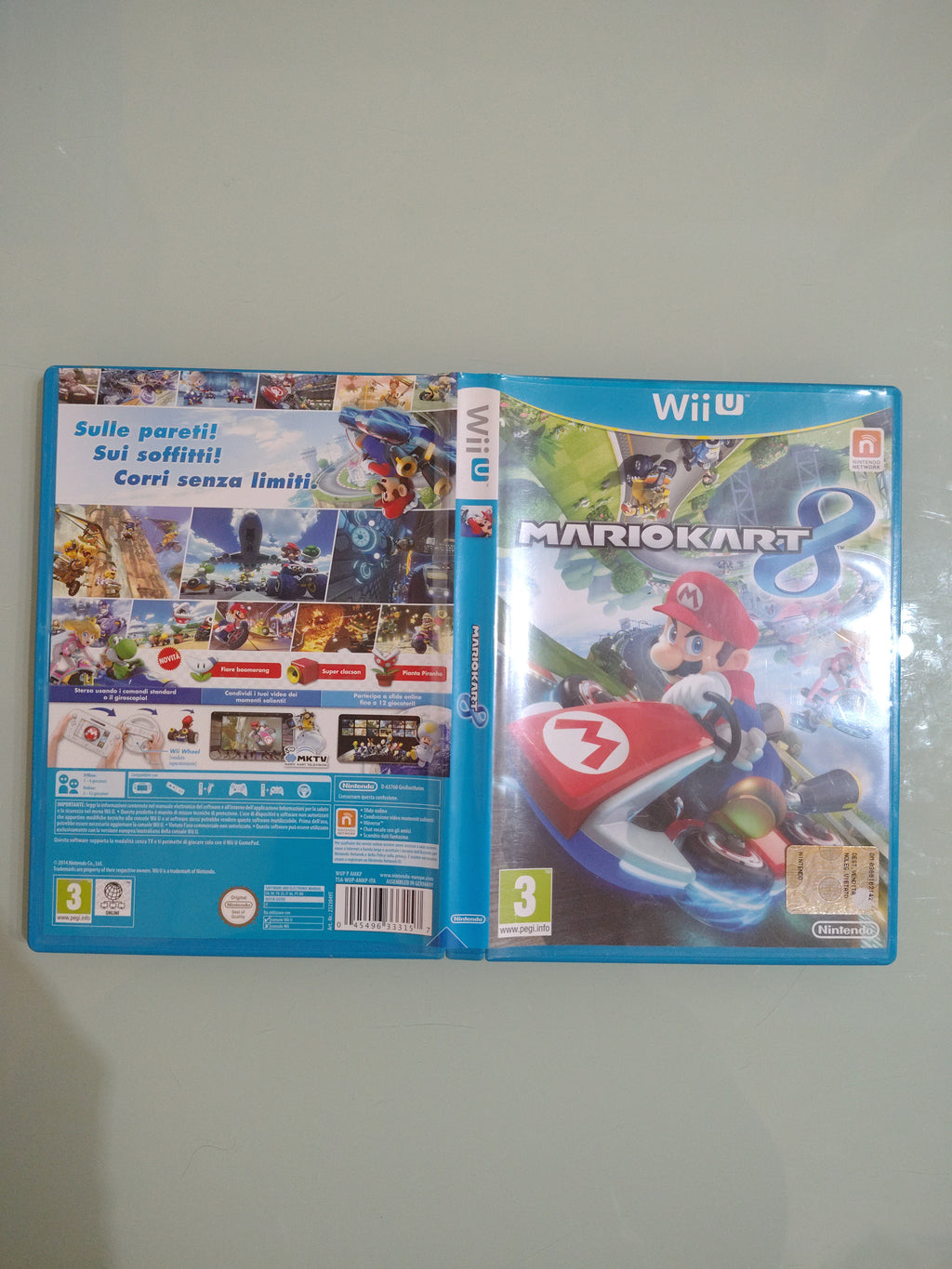 🇮🇹 MARIO KART 8 per Wii-U PAL ITA 🇮🇹 NINTENDO Wii CIB COMPLETO ORIGINALE