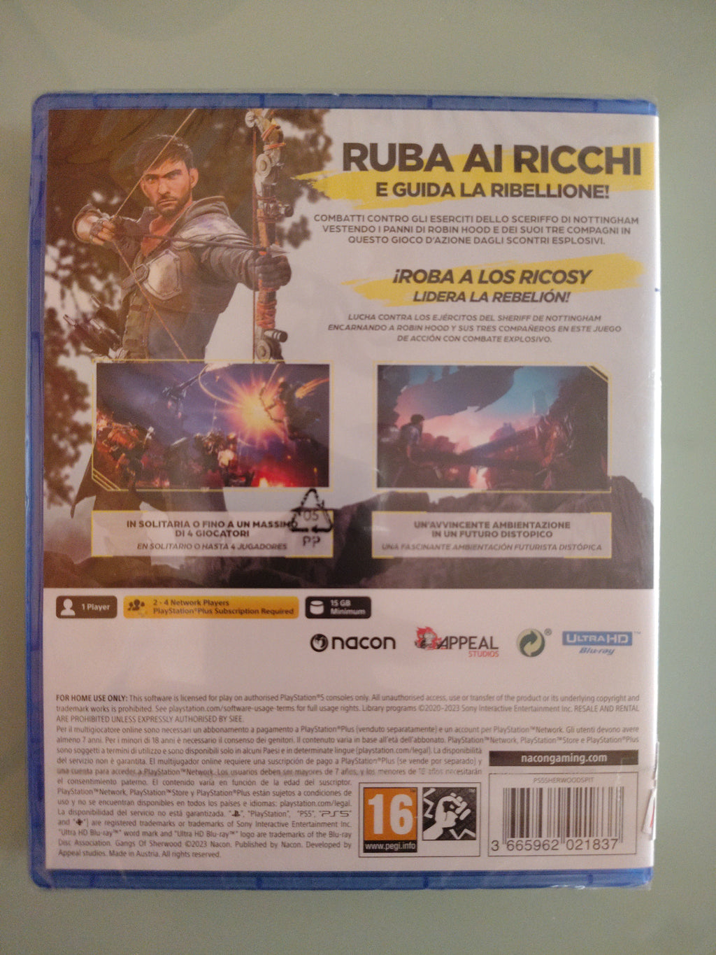 Gangs of Sherwood  NUOVO SIGILLATO ITA