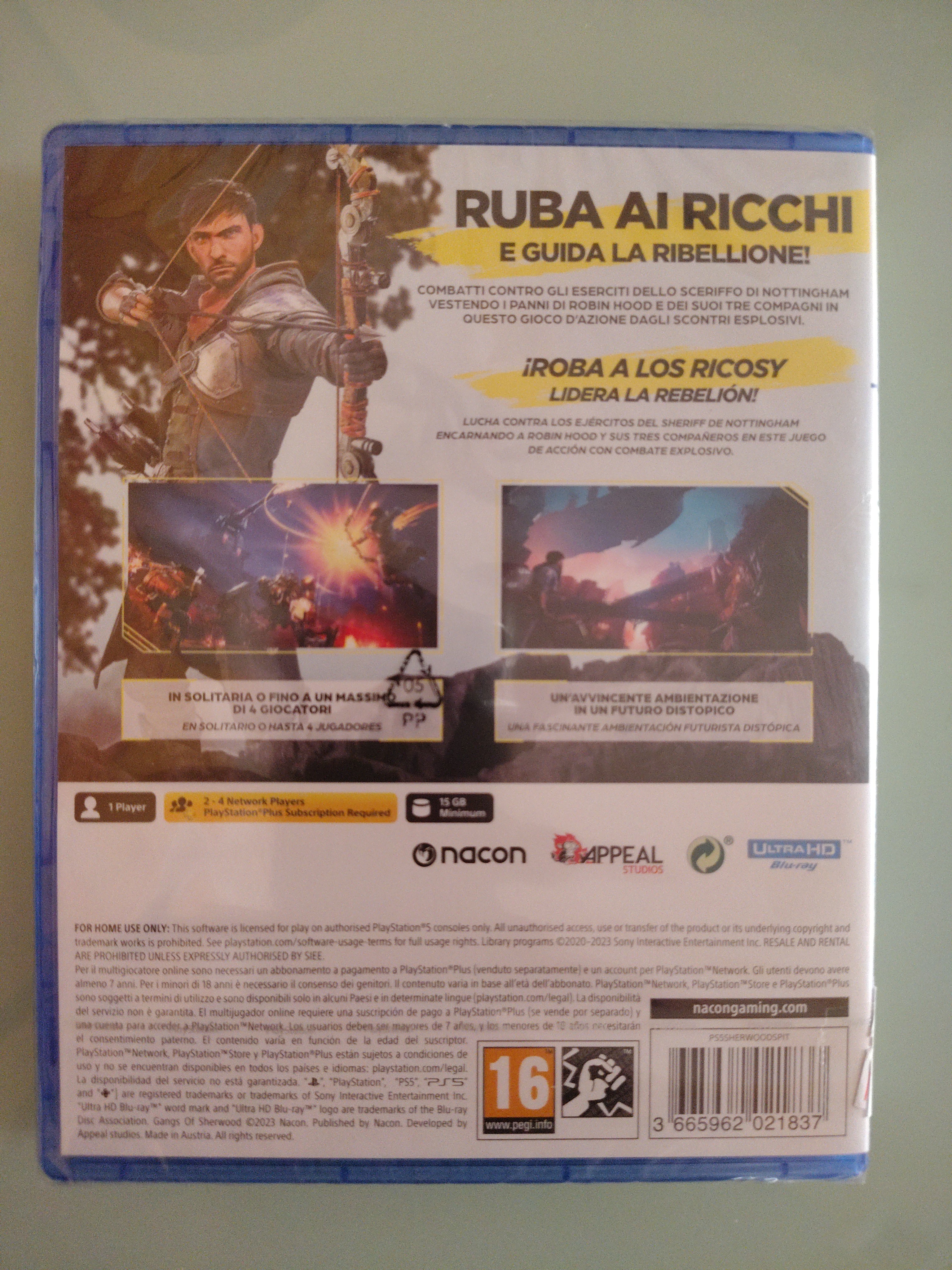 Gangs of Sherwood  NUOVO SIGILLATO ITA
