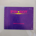 Pin Bot Pin-Bot Autentico Originale NES Nintendo solo manuale