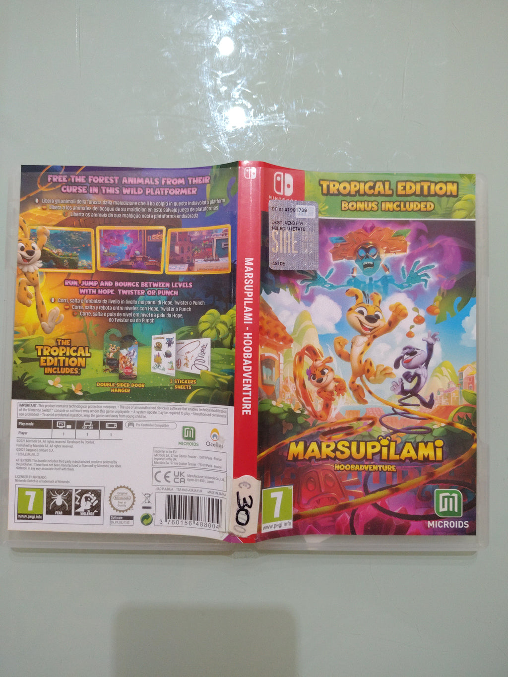 Marsupilami: Hoobadventure - Tropical Edition SWITCH