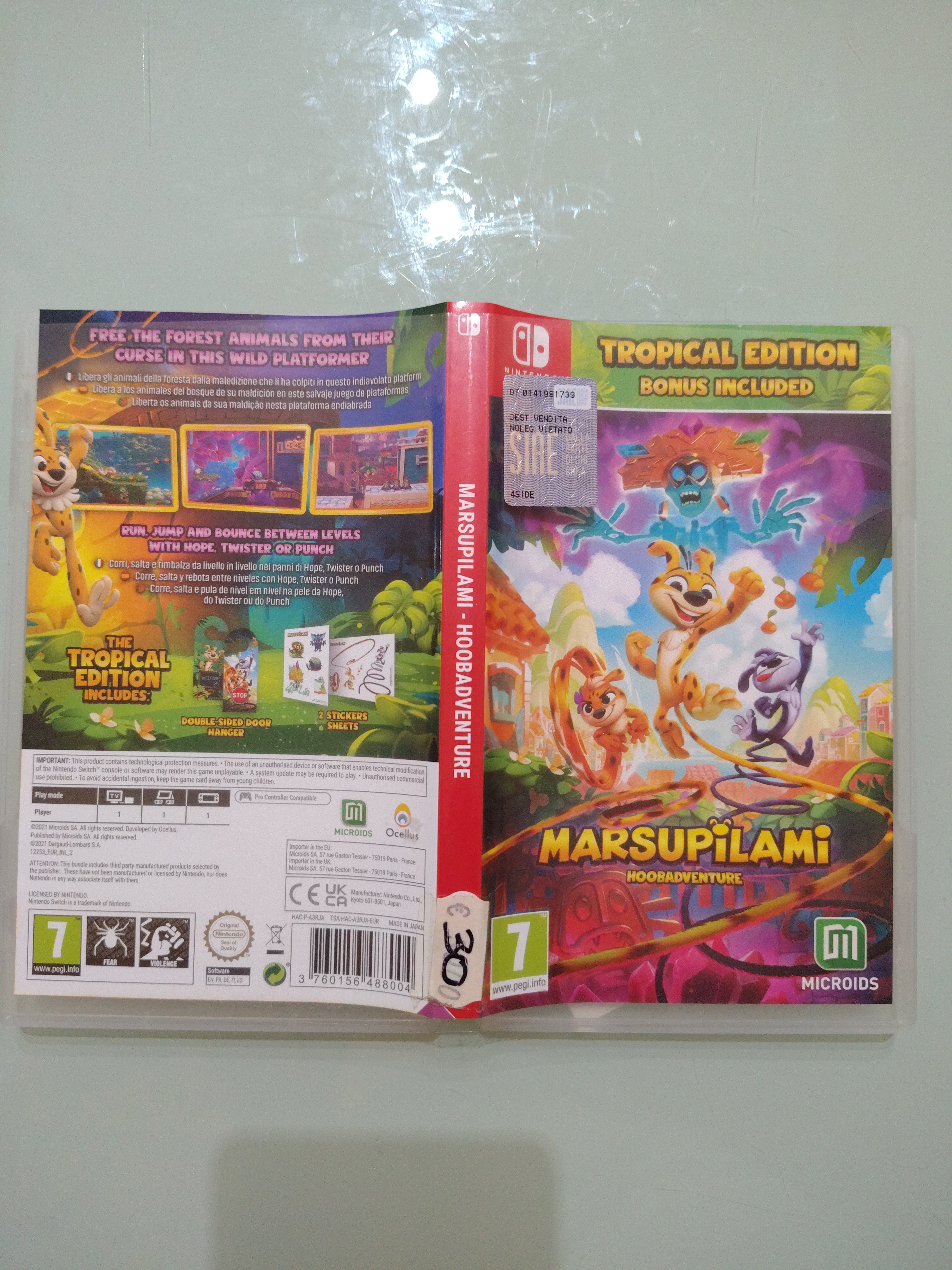 Marsupilami: Hoobadventure - Tropical Edition SWITCH