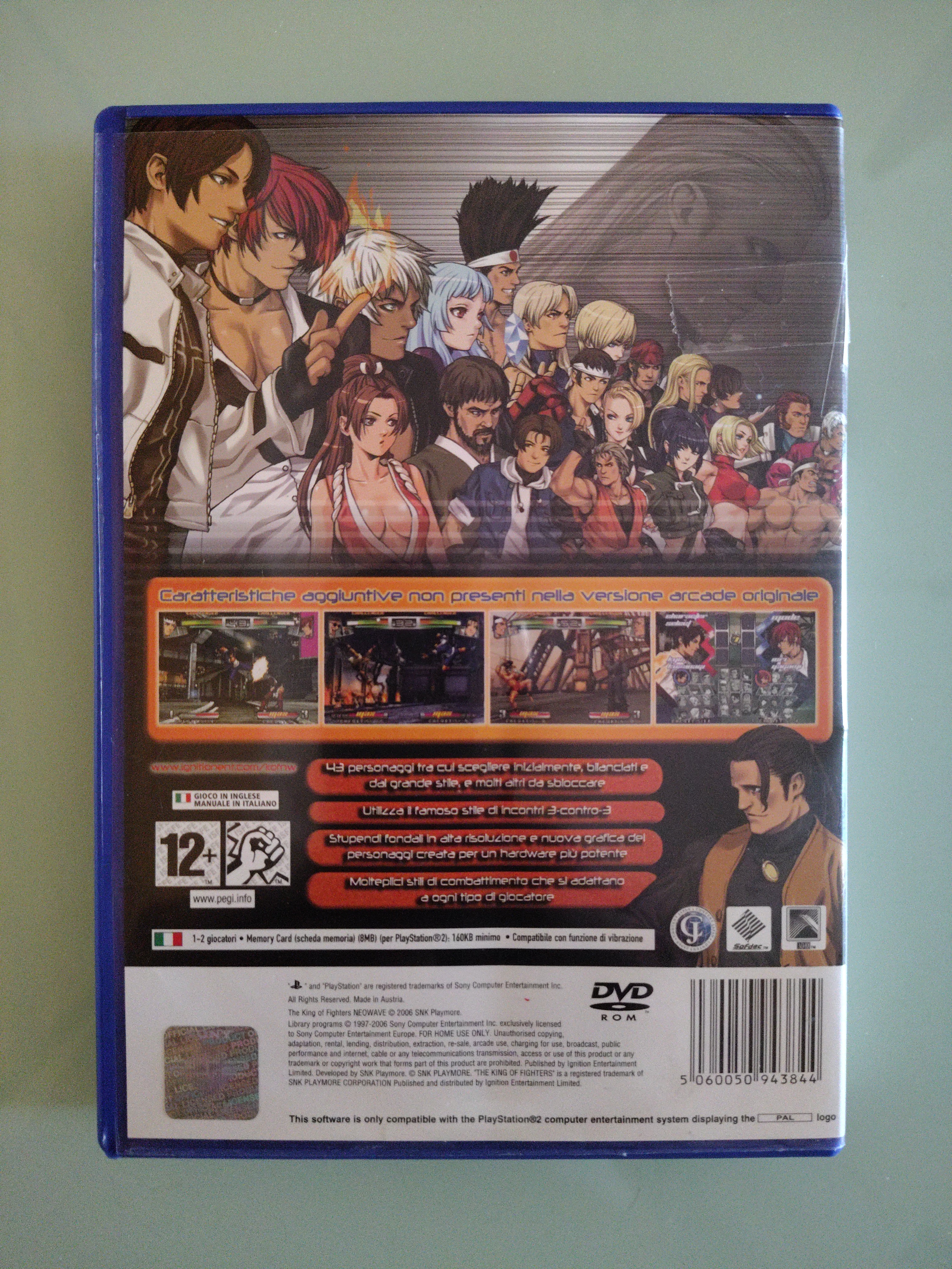 THE KING OF FIGHTERS NEOWAVE PS2  VERSIONE  ITALIANA