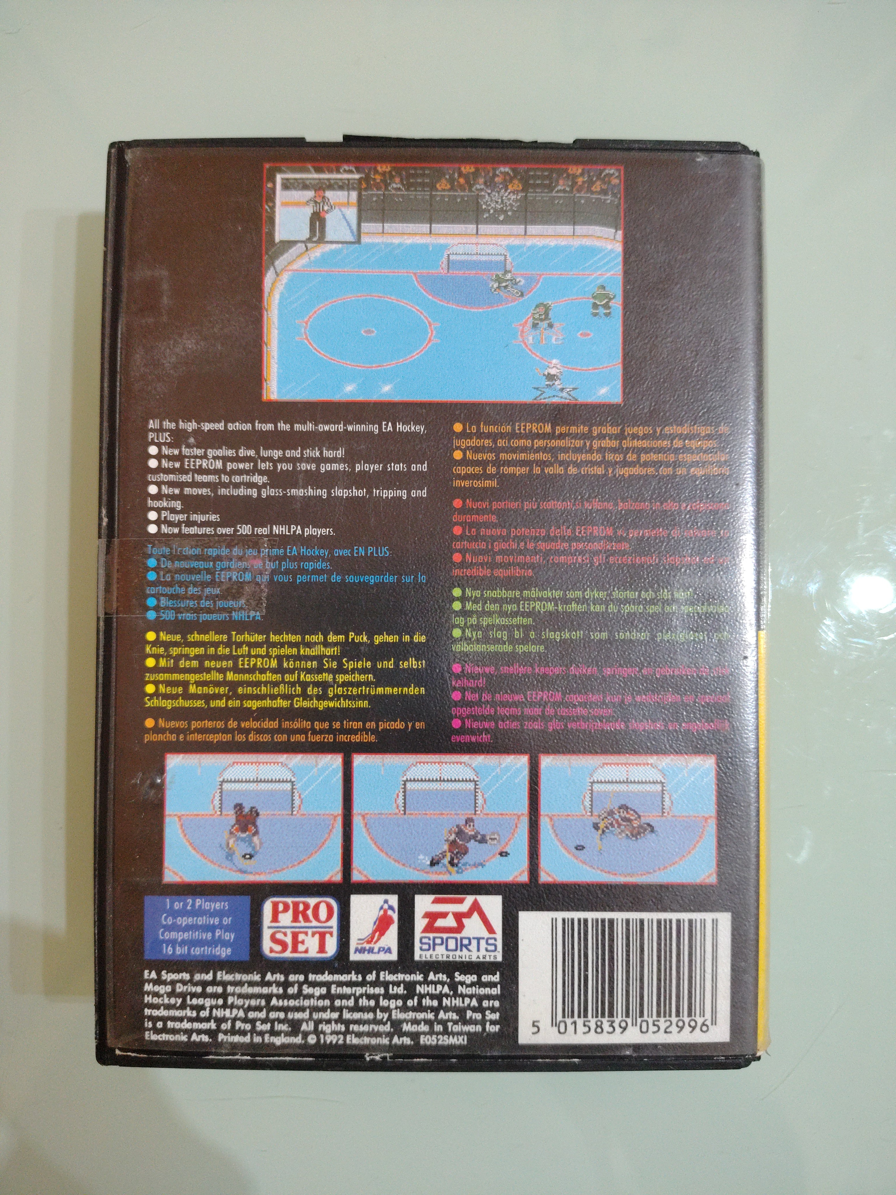 SEGA MEGA DRIVE  NHLPA HOCKEY