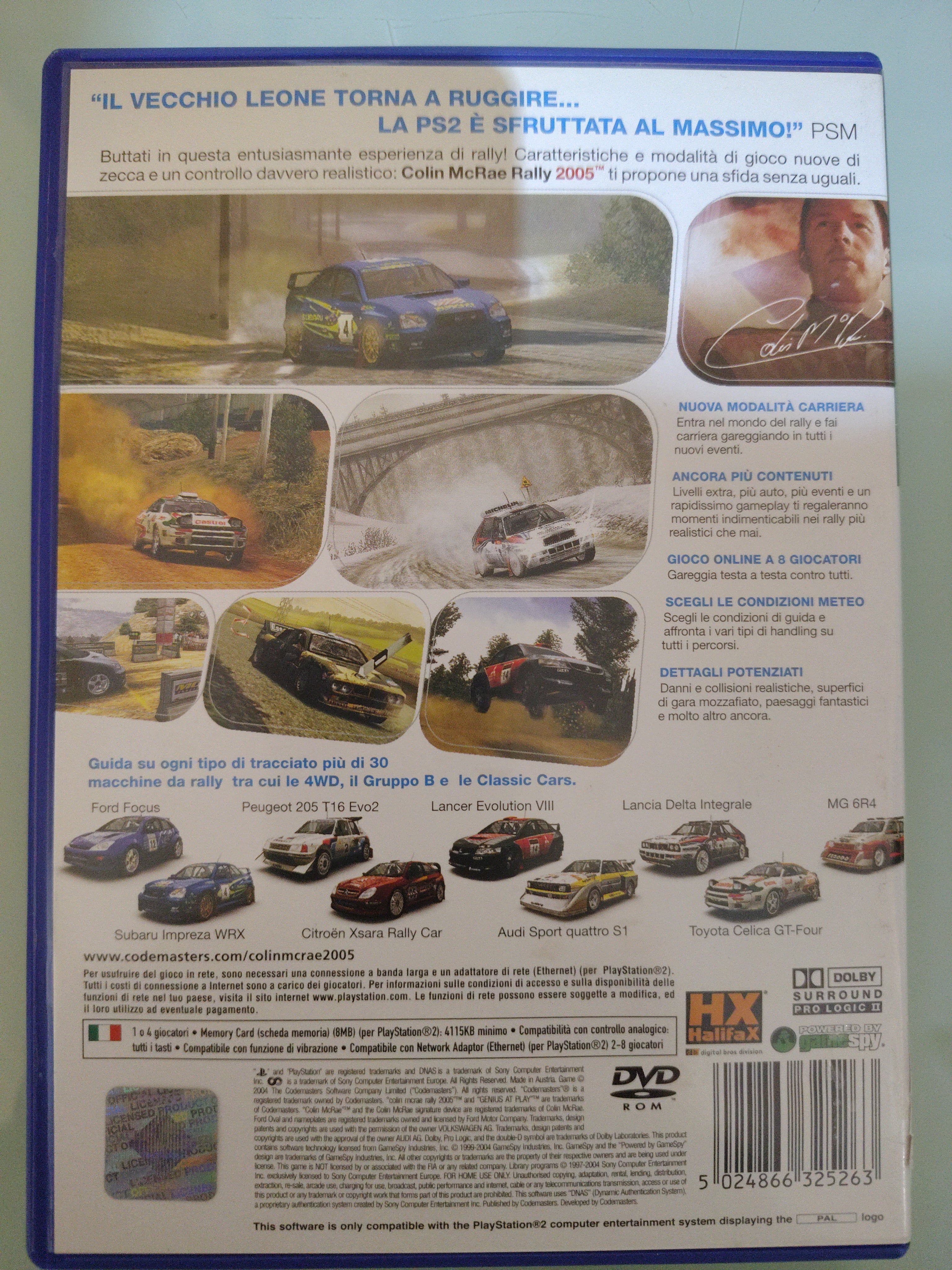 COLIN MCRAE RALLY 2005  PAL ITALIANO