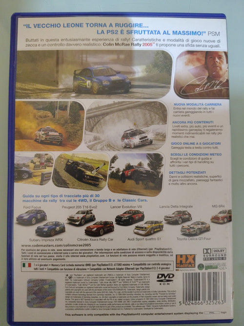 COLIN MCRAE RALLY 2005  PAL ITALIANO