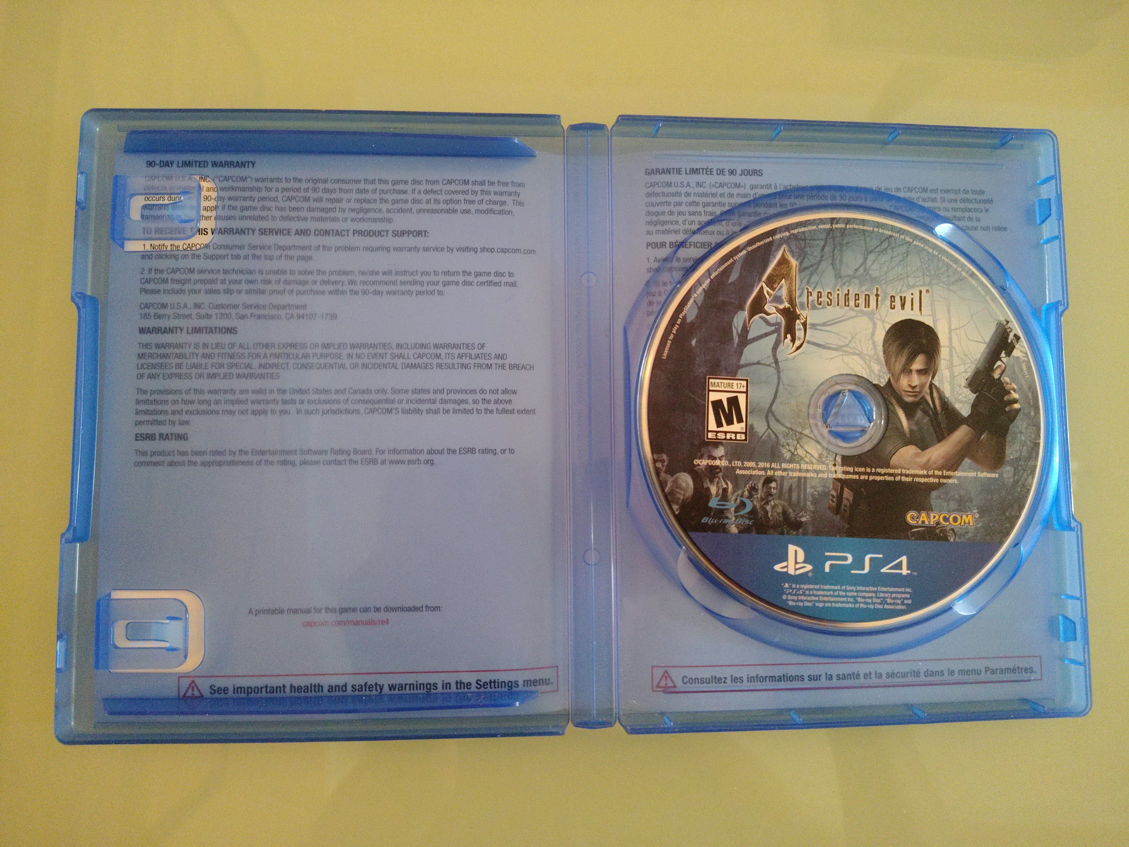 Resident Evil 4 Sony Playstation 4