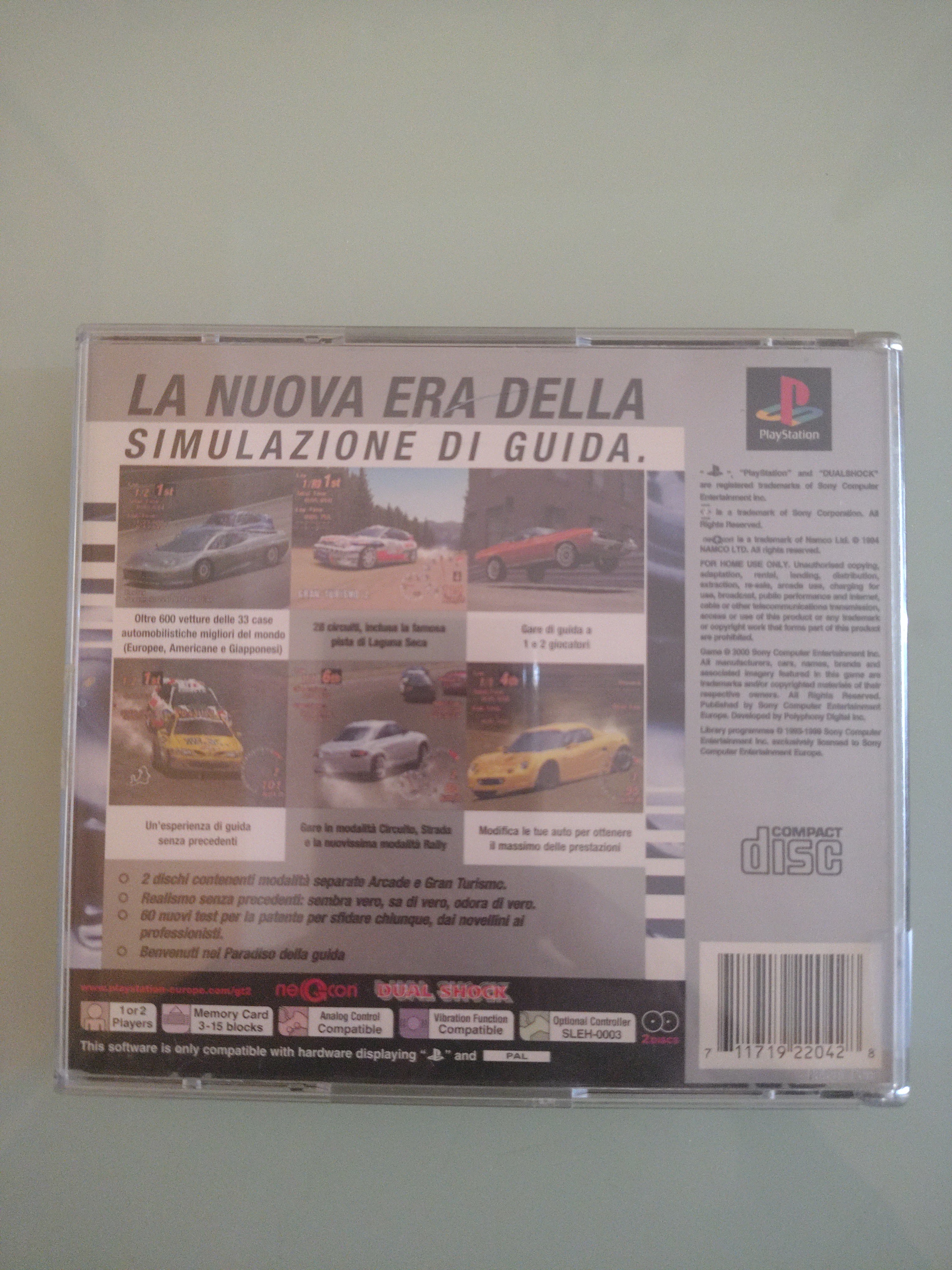 GRAN TURISMO 2 PLATINUM PAL ITA