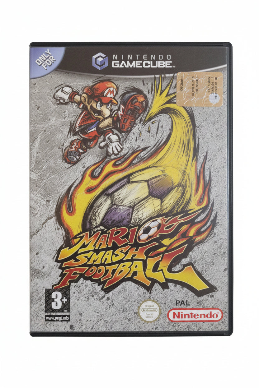 Mario Smash Football Nintendo Gamecube PAL ITA gioco usato italiano COMPLETO