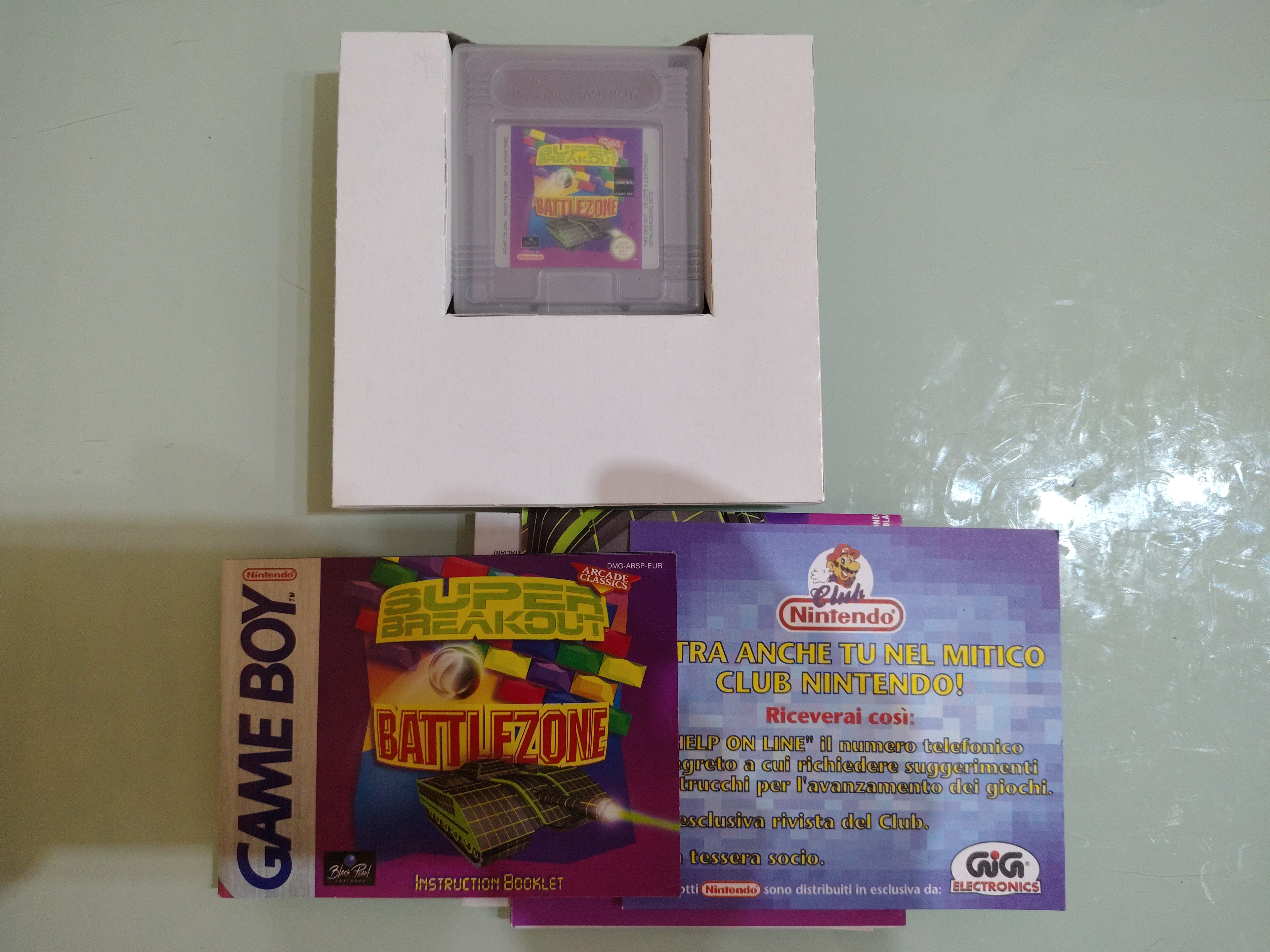Super Breakout/Battlezone (Game Boy Gameboy)
