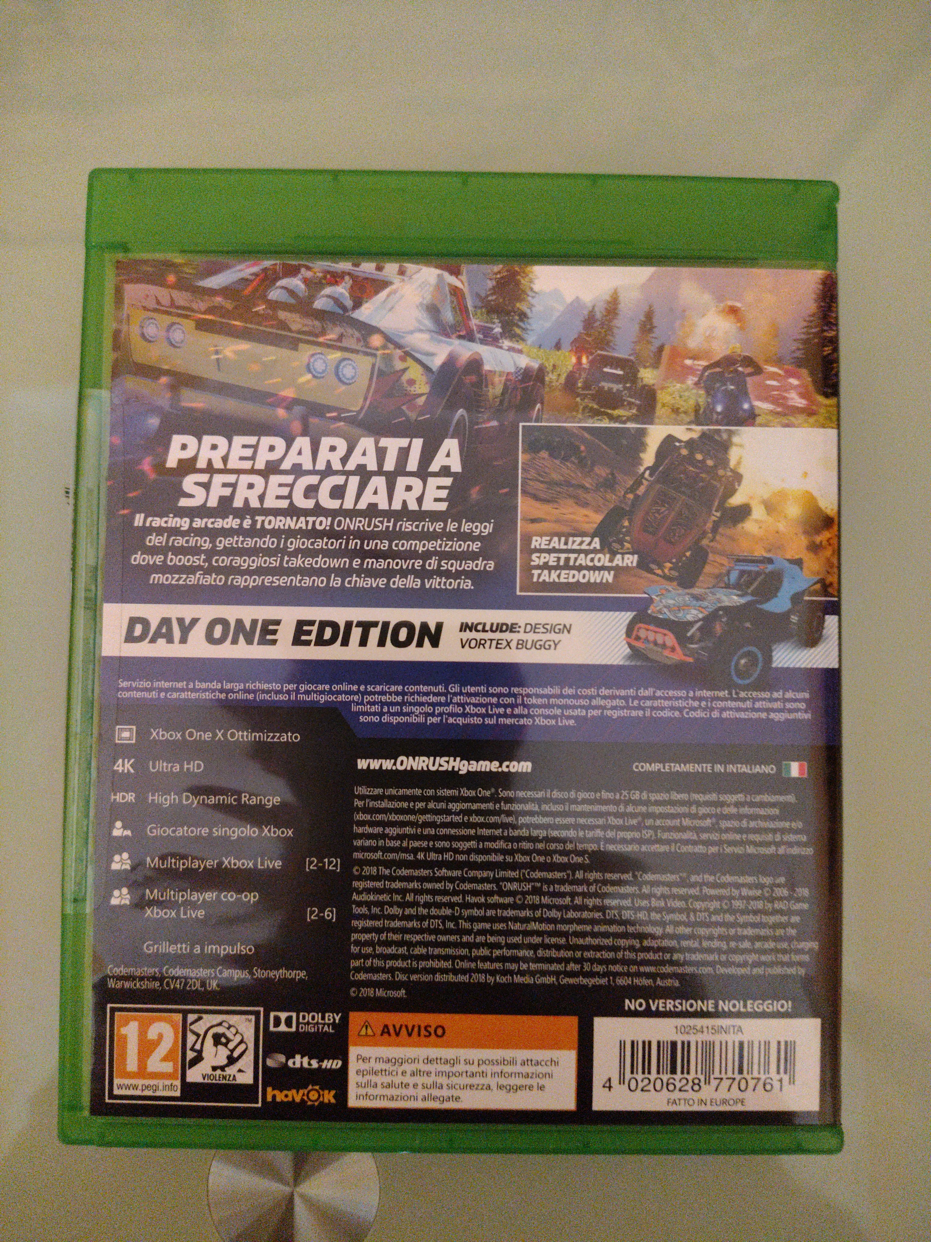 OnRush [ Edizione Day One]