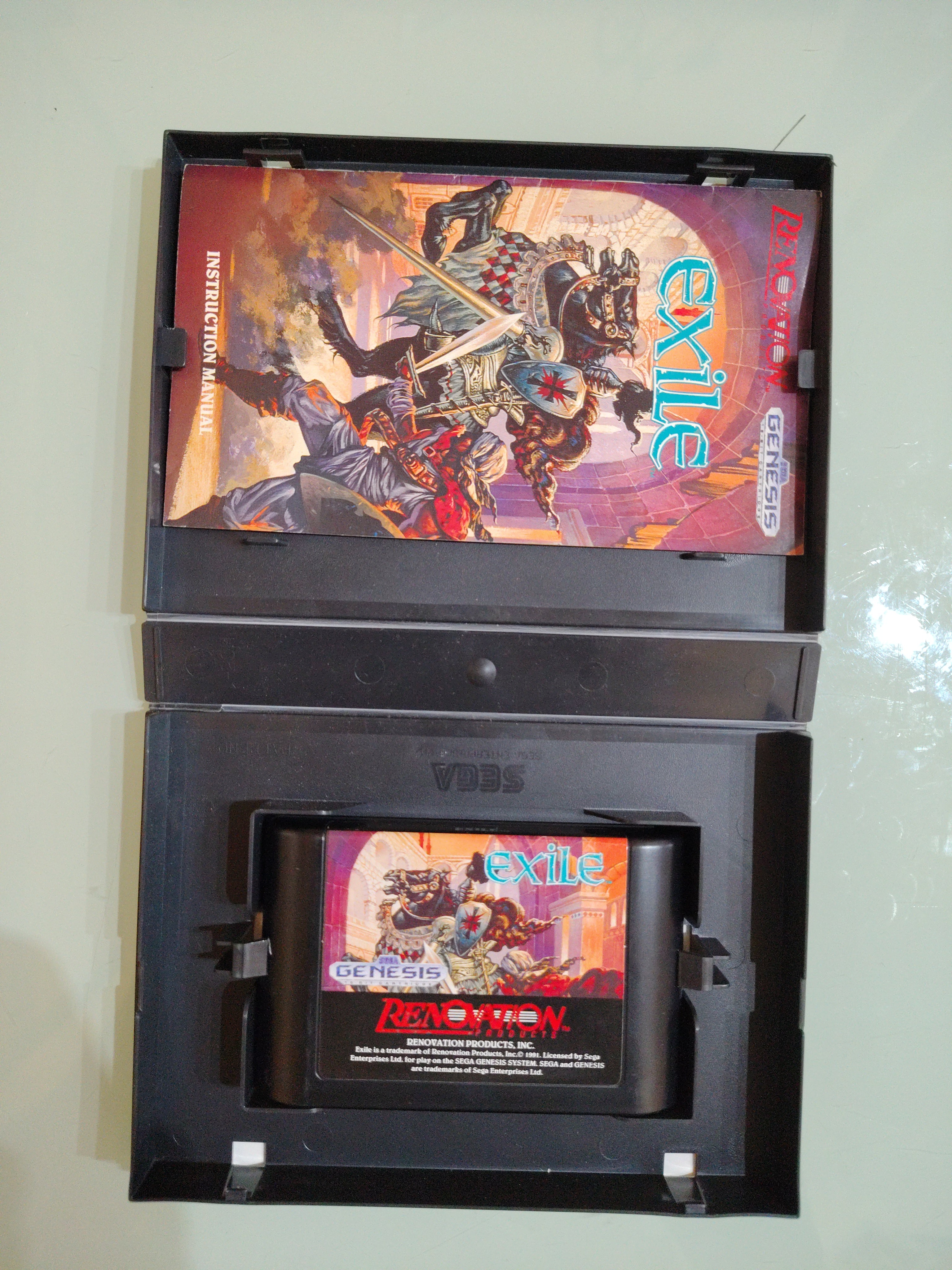 EXILE SEGA GENESIS IN SCATOLA E COMPLETO RARO
