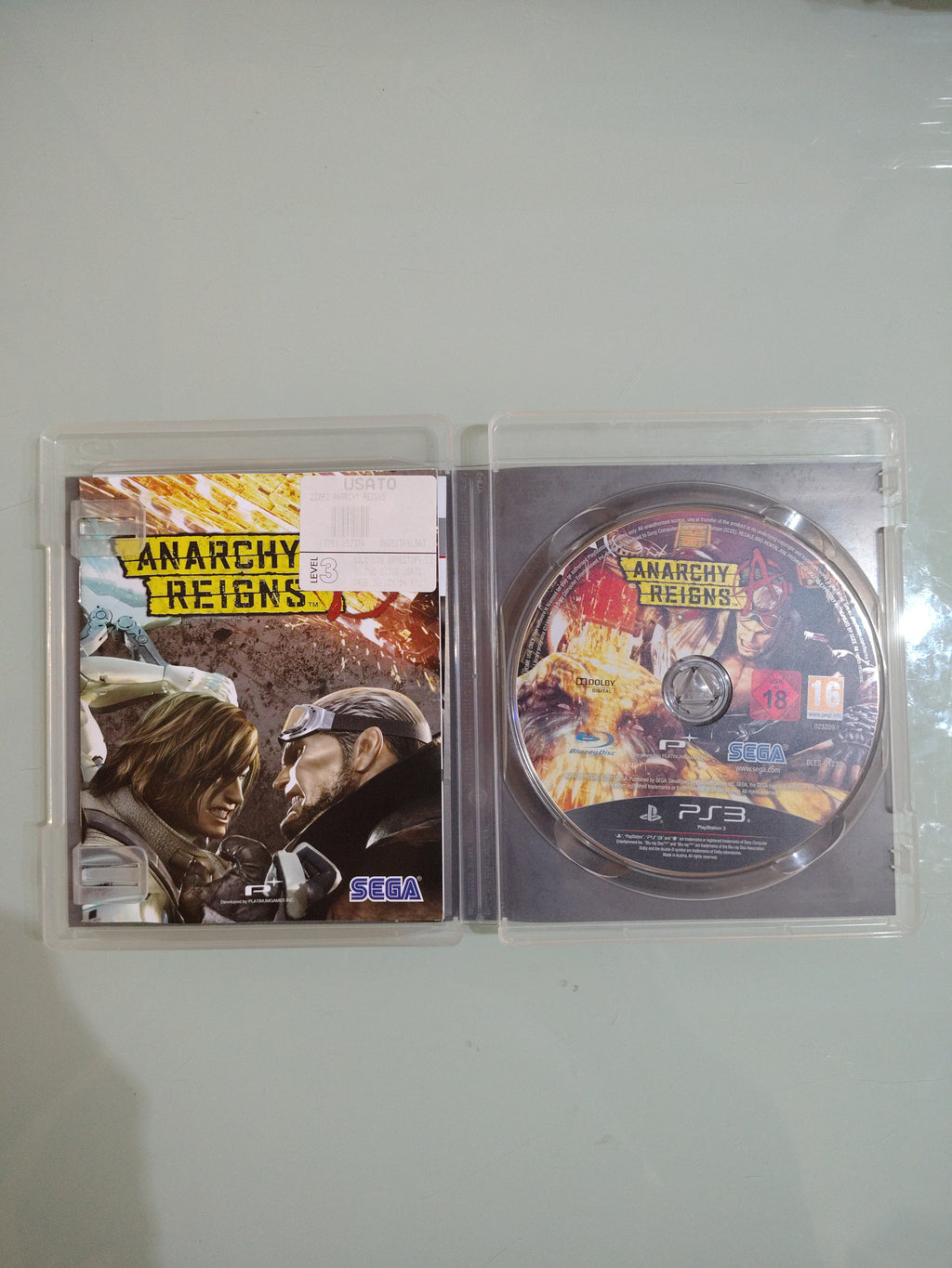 Anarchy Reigns CIB PlayStation 3 gioco PS3 completo in custodia con manuale versione italiana