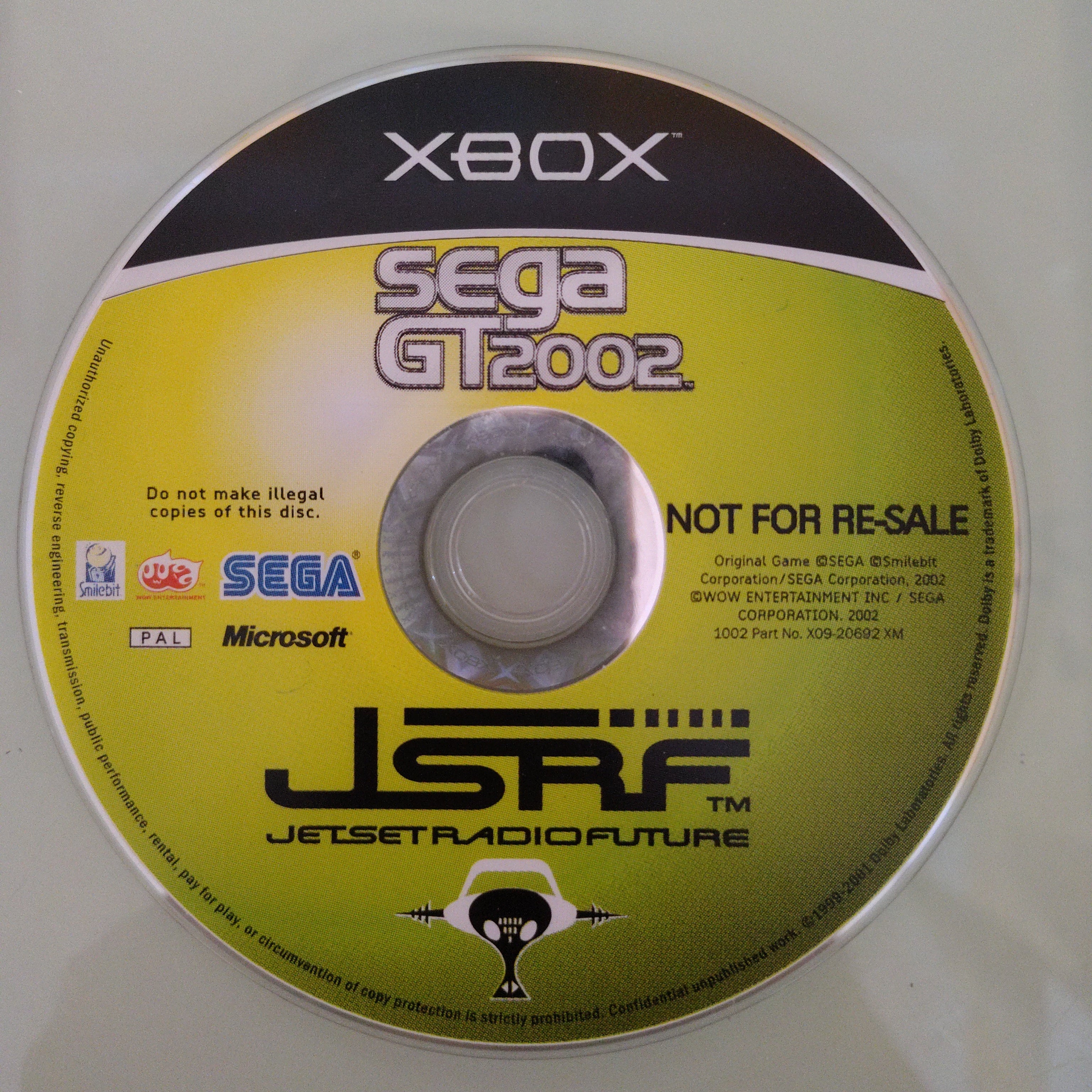 Jet Set Radio Future ( solo disco)