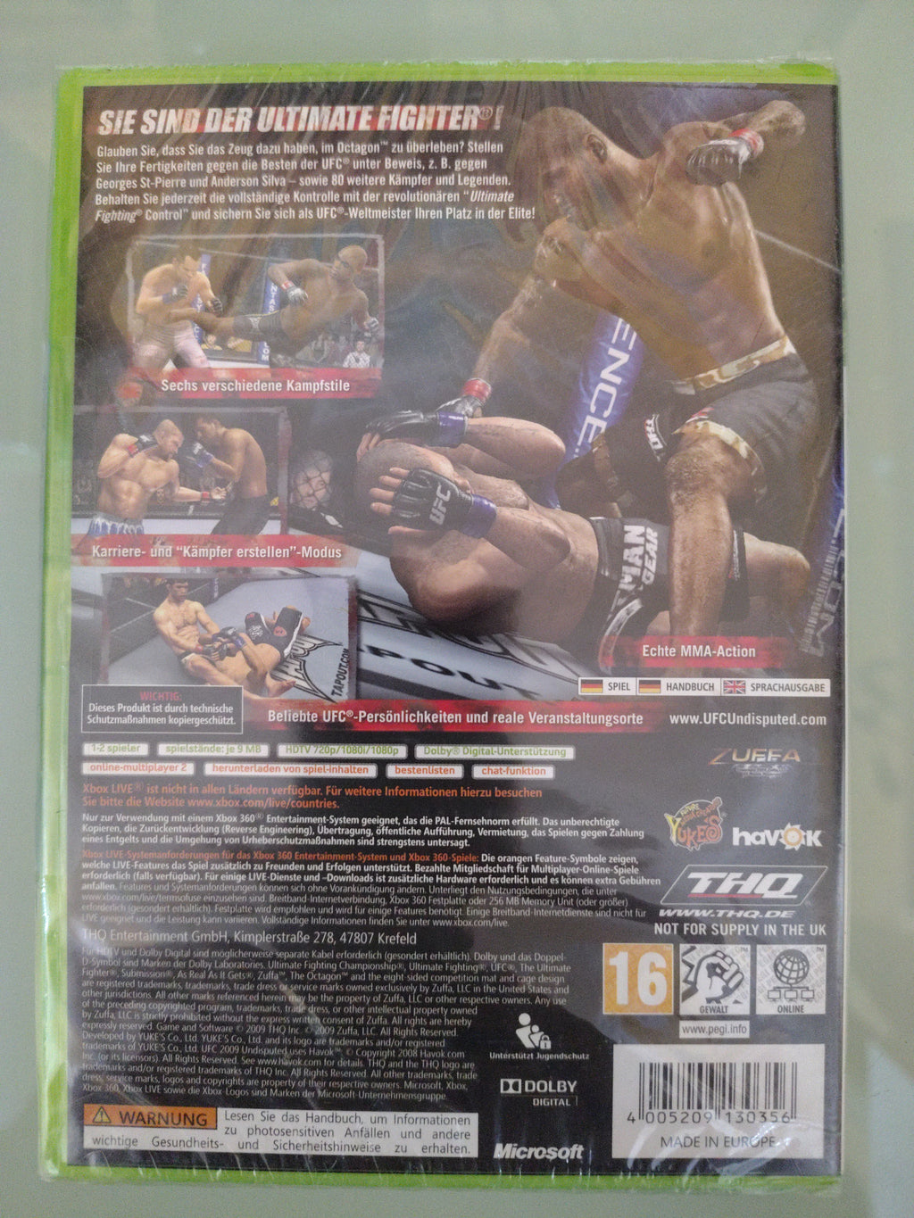 UFC 2009 Undisputed ( nuovo sigillato)