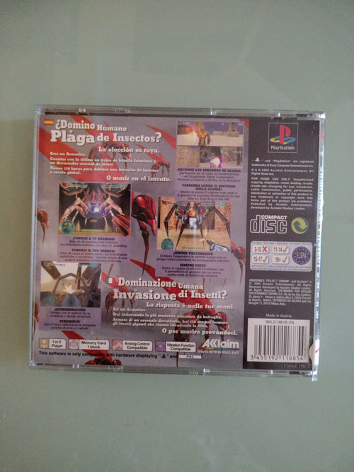 Armorines Project S.W.A.R.M. (PS1) - PAL - ITA/ESP