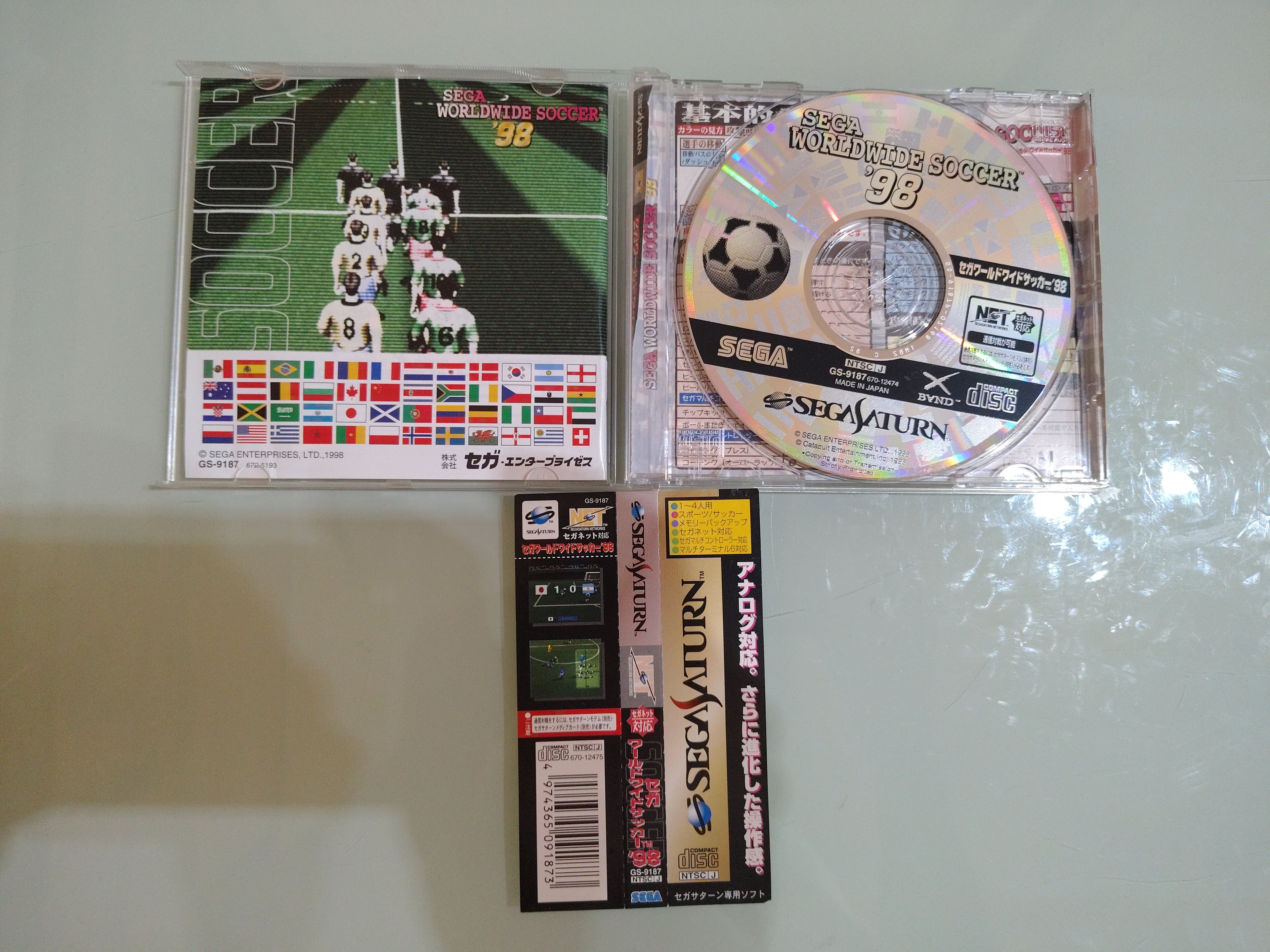 SEGA WORLDWIDE SOCCER '98  SEGA SATURN  OTTIME CONDIZIONI!