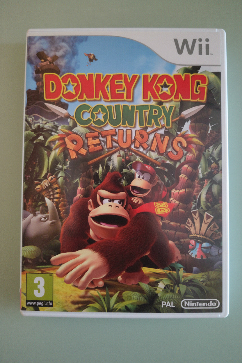 DONKEY KONG COUNTRY RETURNS NINTENDO WII PAL