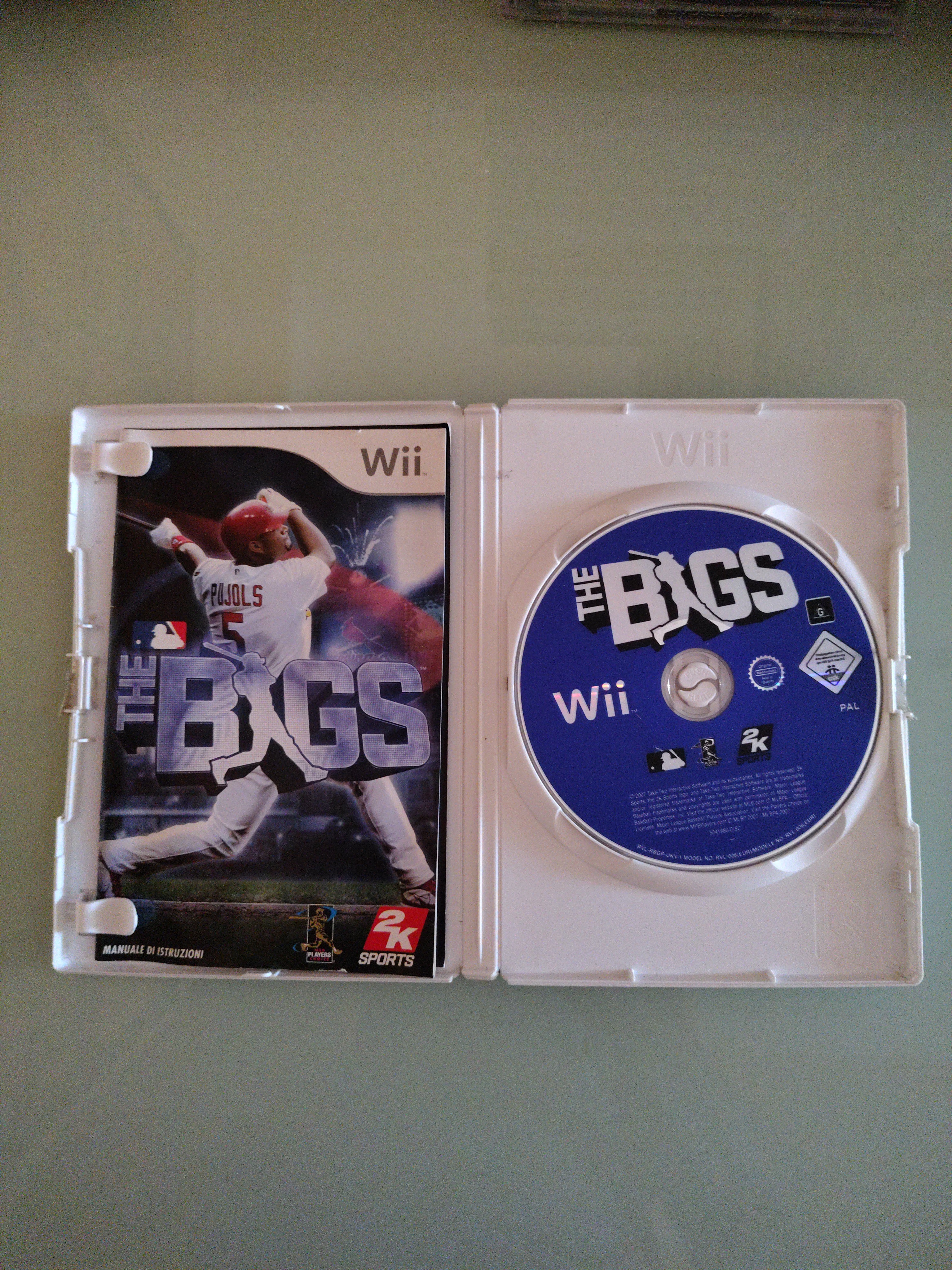 The BIGS MLB Baseball 2K Sports Nintendo Wii completo con manuale