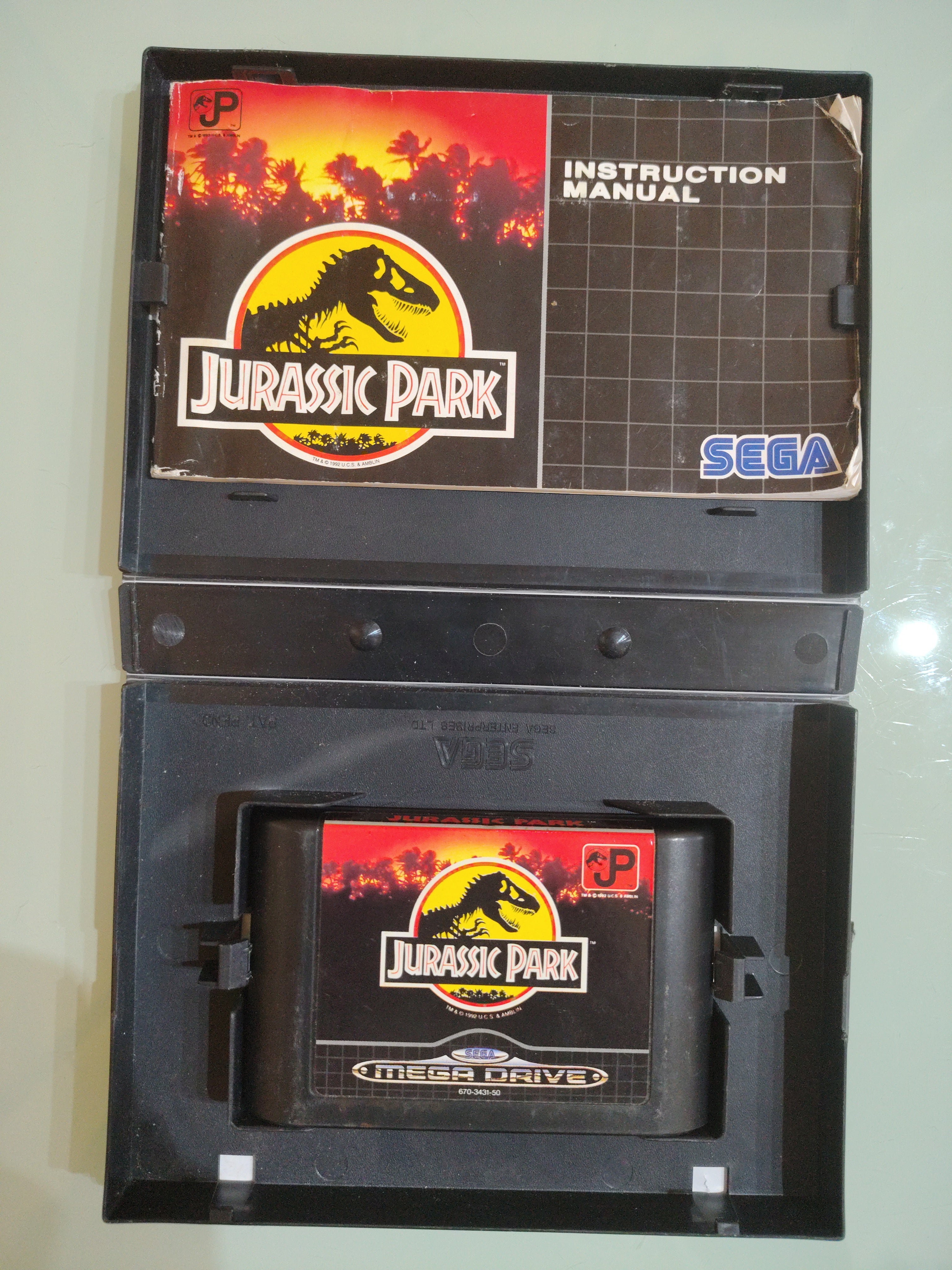 Videogioco SEGA MEGA DRIVE JURASSIC PARK LIBRETTO ORIGINALE